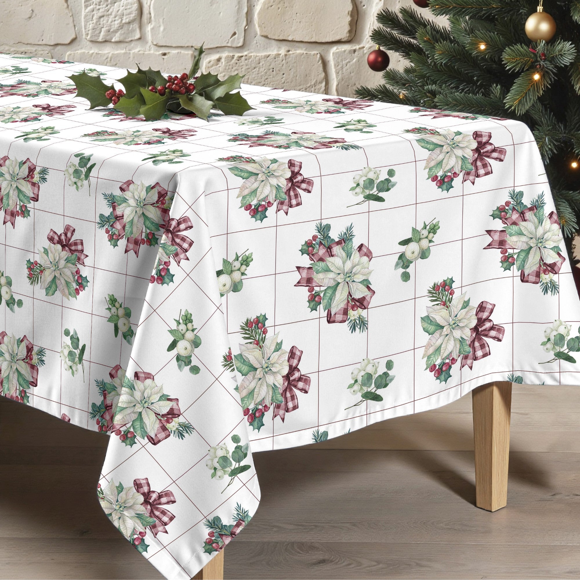 Nappe antitache Noël rouge 2