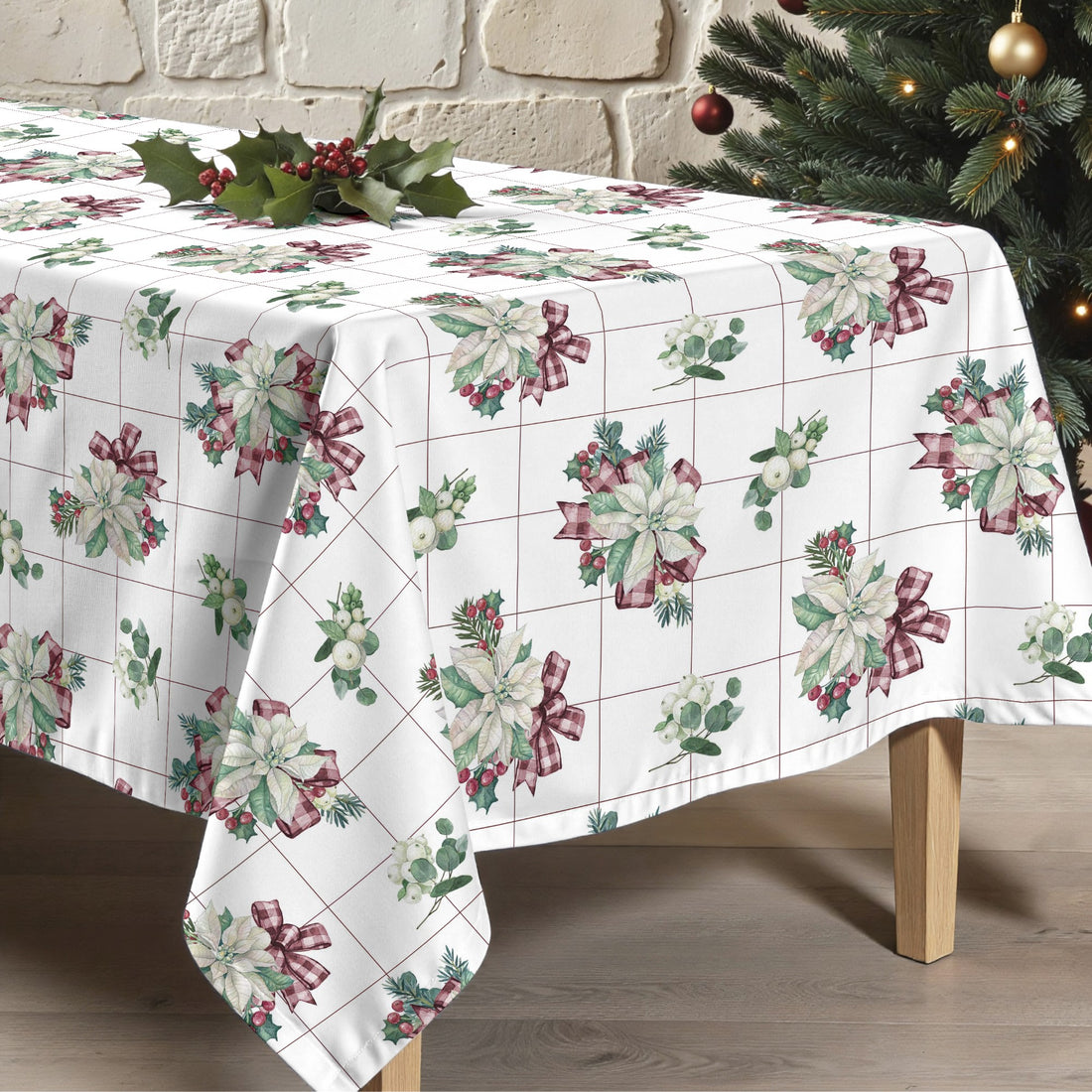 Nappe antitache Noël rouge 2