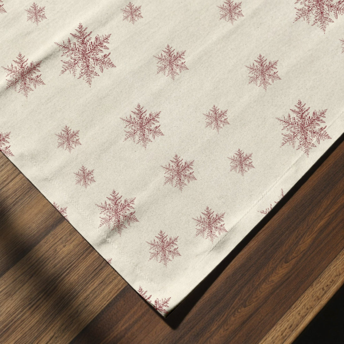 Mantel individual antimanchas pack 2 unidades Red Snowflake