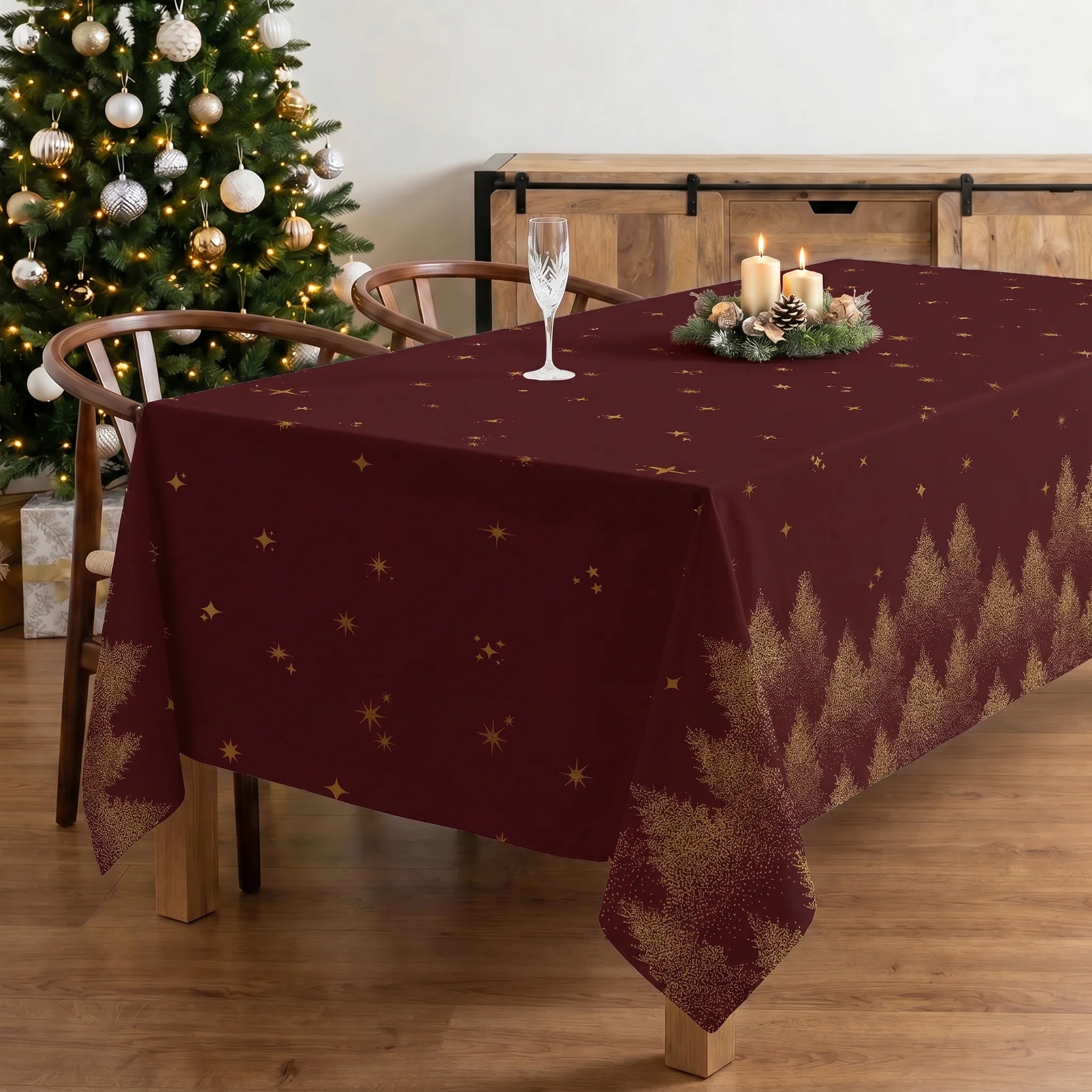 Mantel antimanchas Red stalit sky 1225