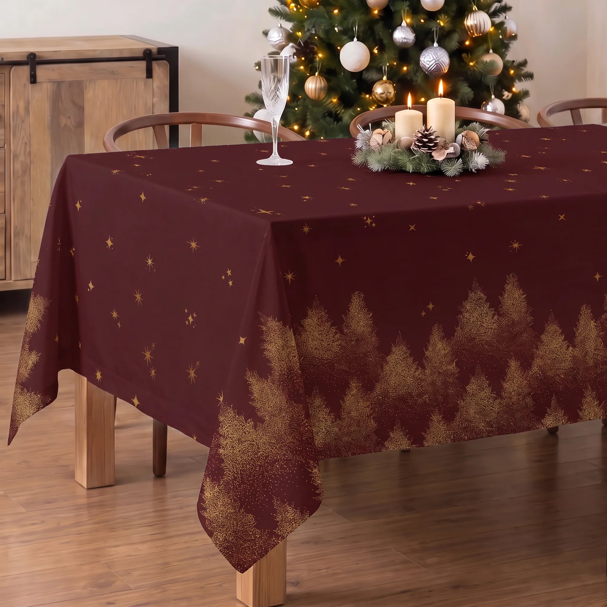 Mantel antimanchas Red stalit sky 1225