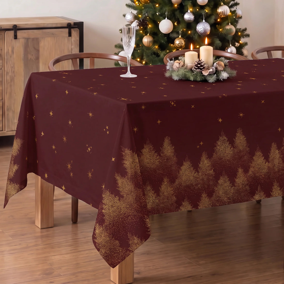 Mantel antimanchas Red stalit sky 1225