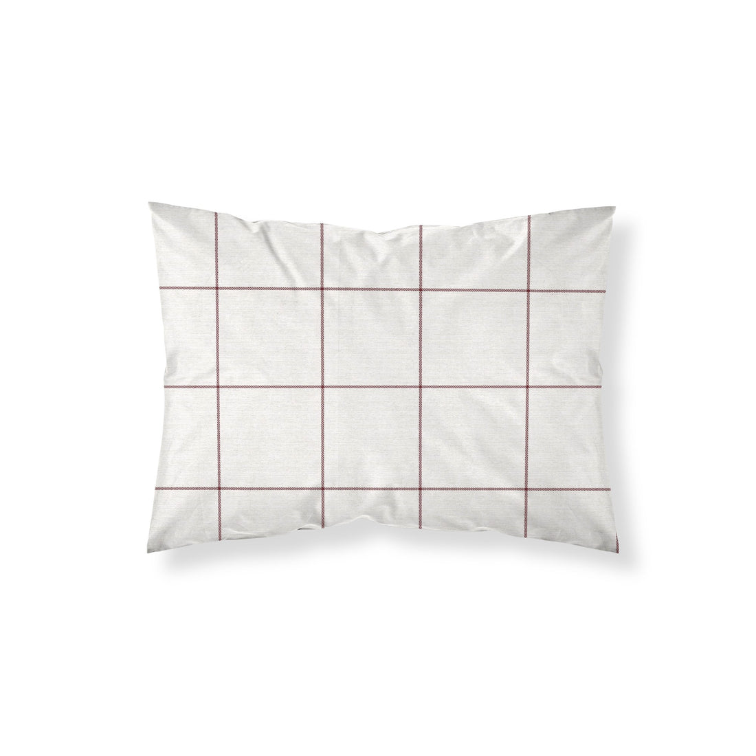Funda de almohada Red Windowpana