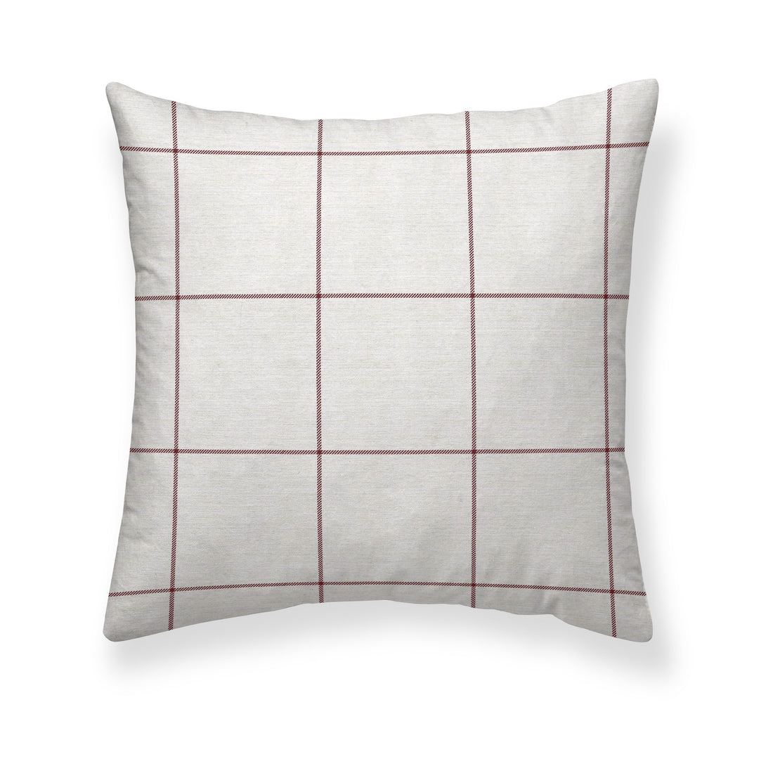 Funda de almohada Red Windowpana