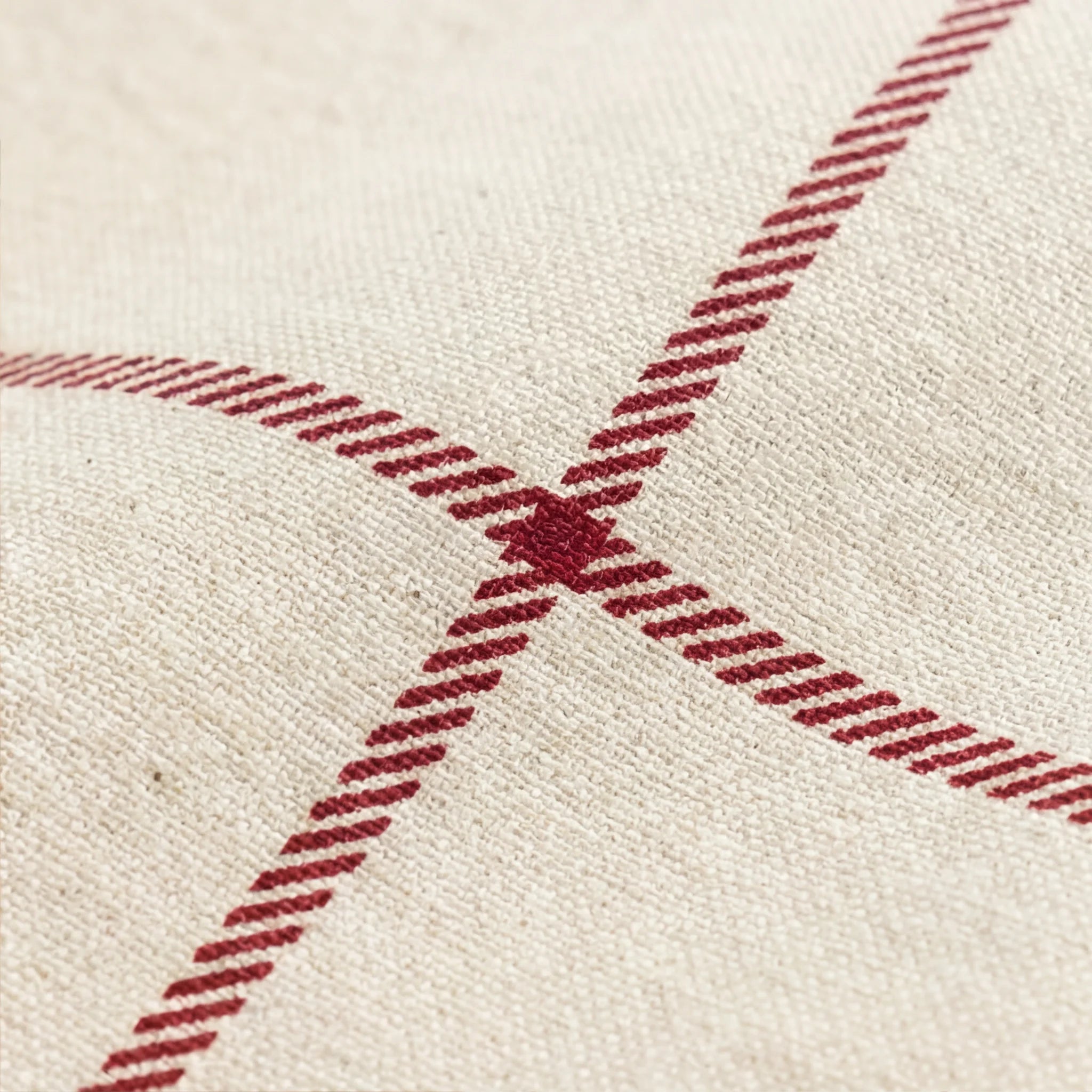 Mantel antimanchas Red windowpana 1225