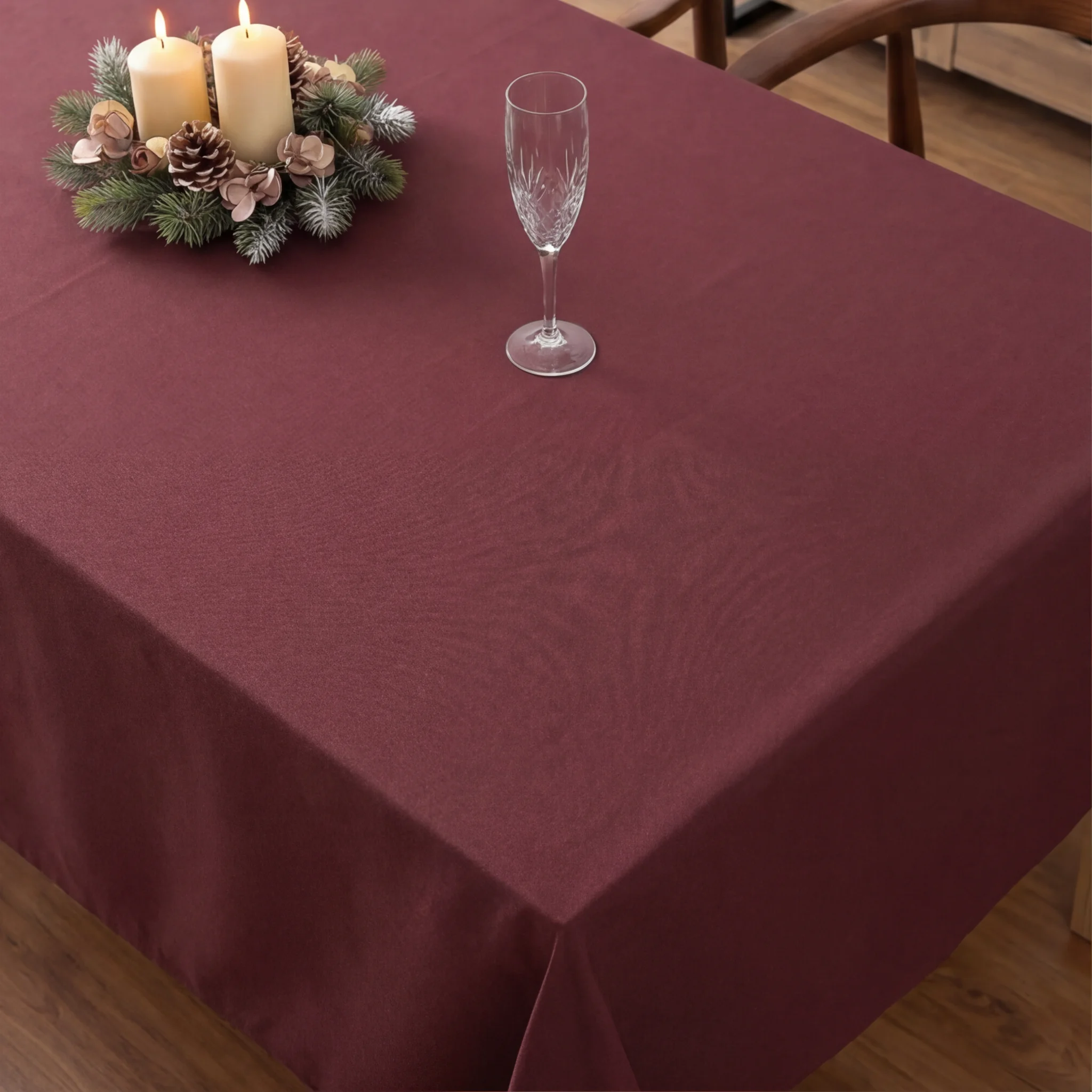Mantel antimanchas Rojo liso
