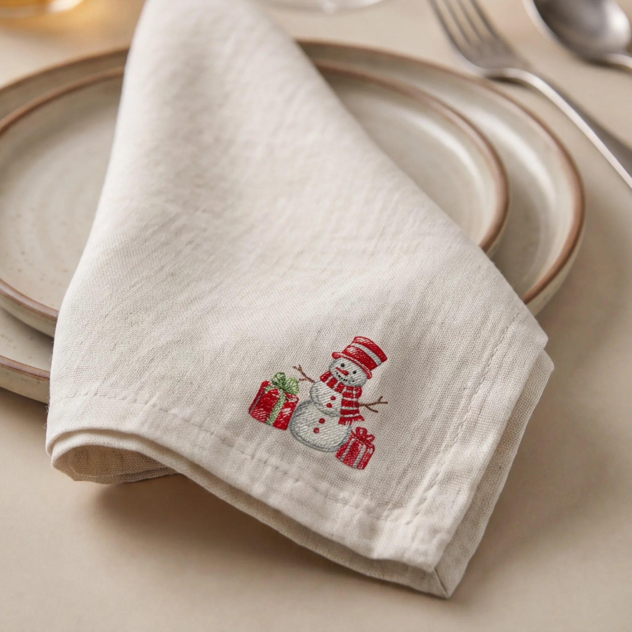 Pack de 4 unidades servilletas Snowman