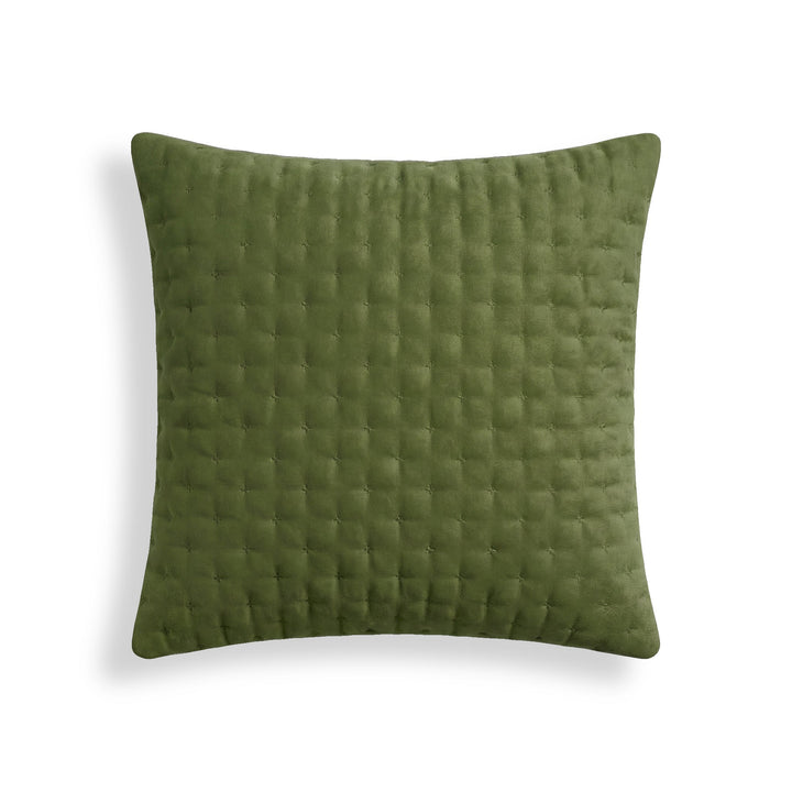 Funda de almohada lisa acolchada Trebol 65x65 cm