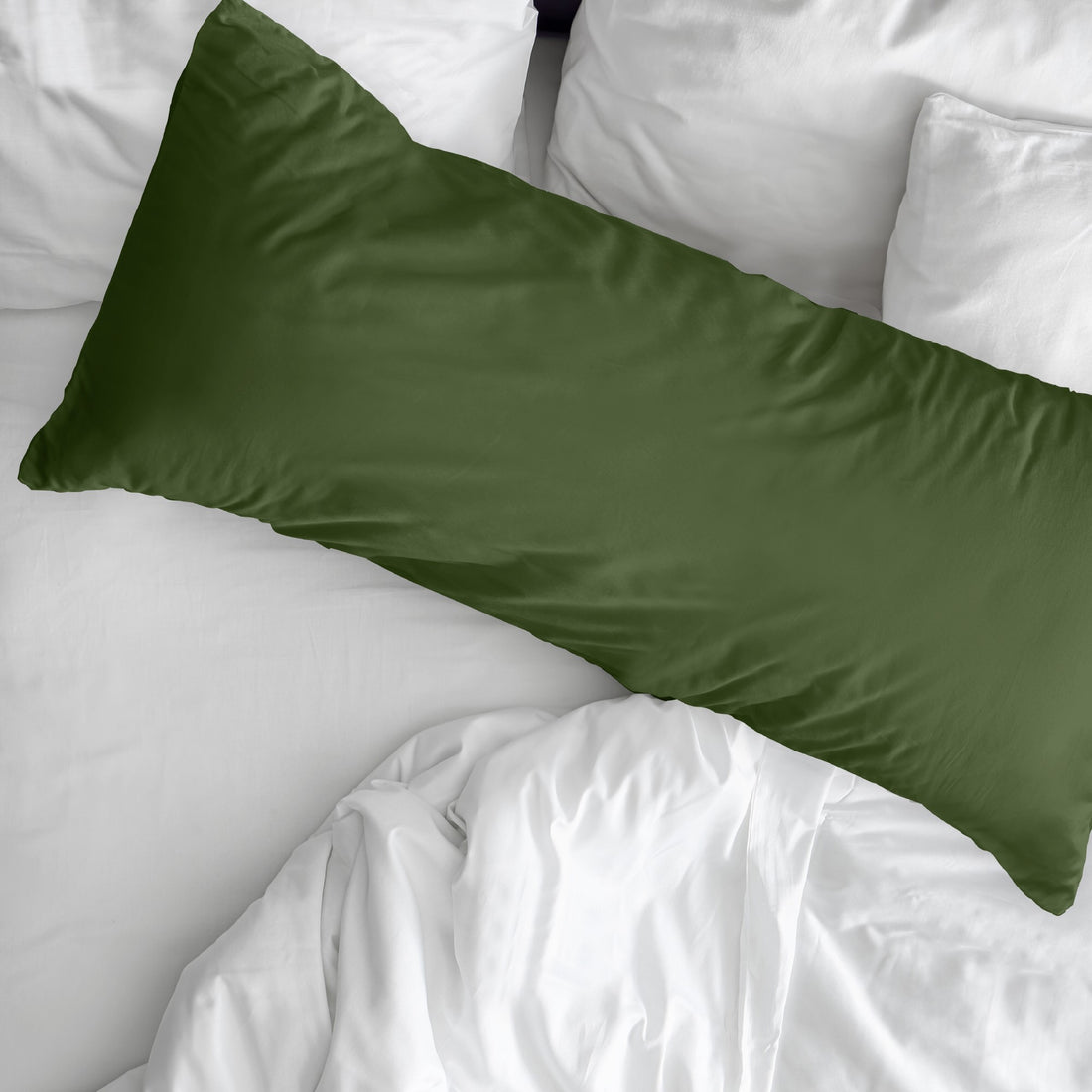 Funda de almohada Verde Liso