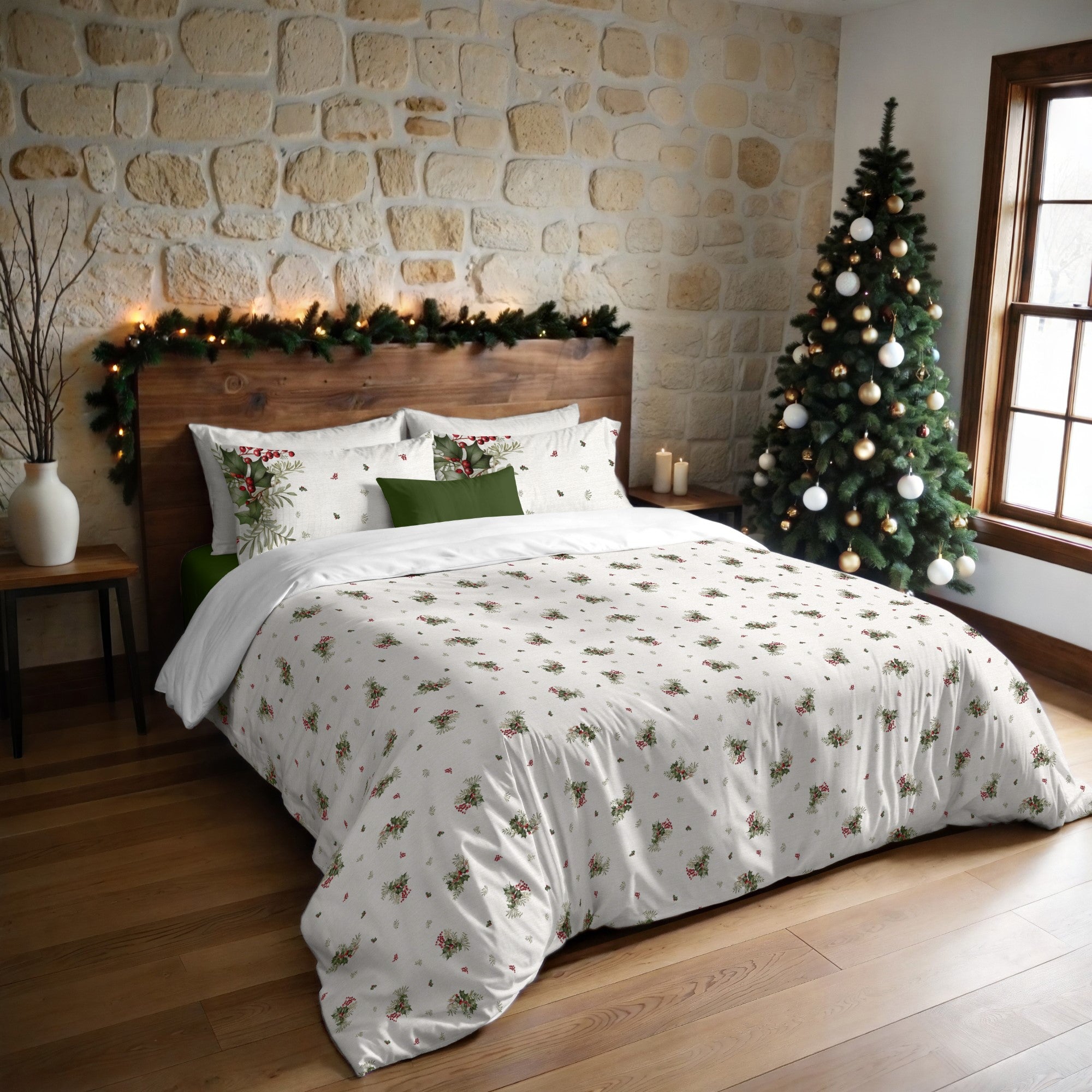 Funda nórdica con clicks Winter Holly