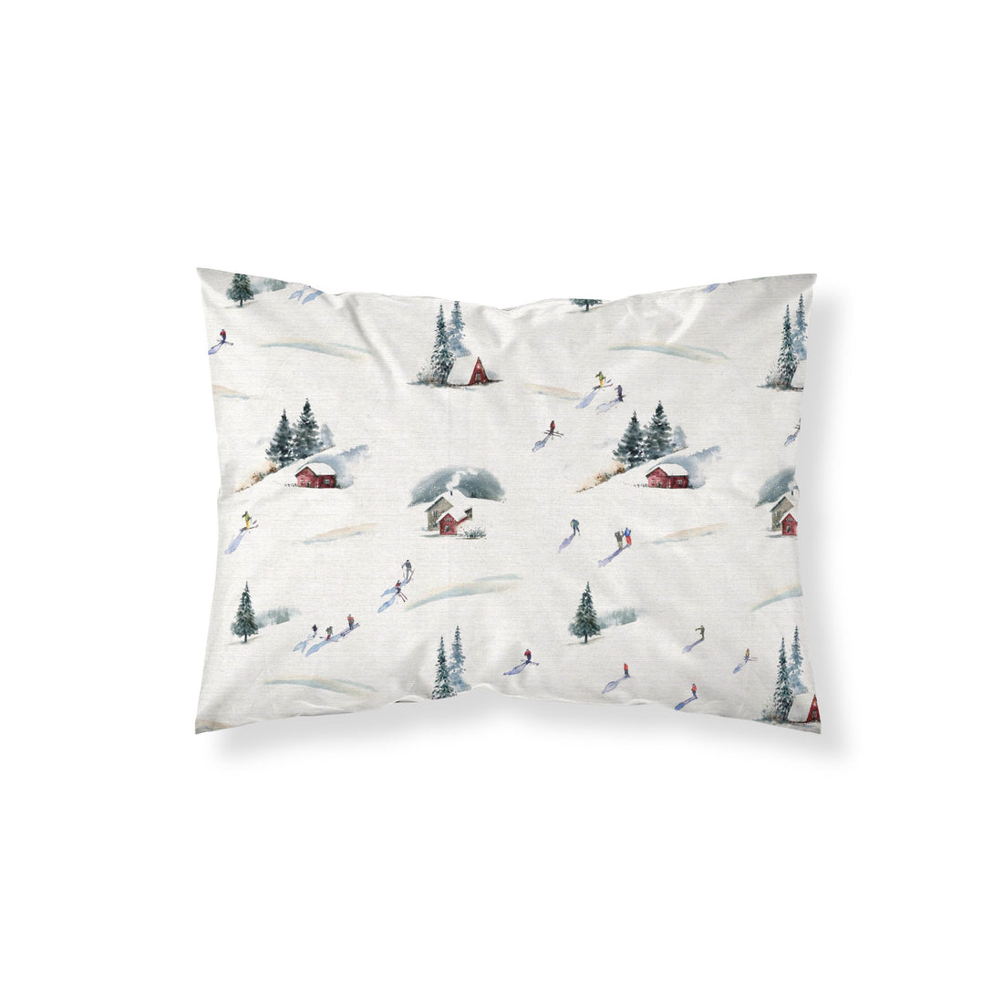 Funda de almohada Winter Ski