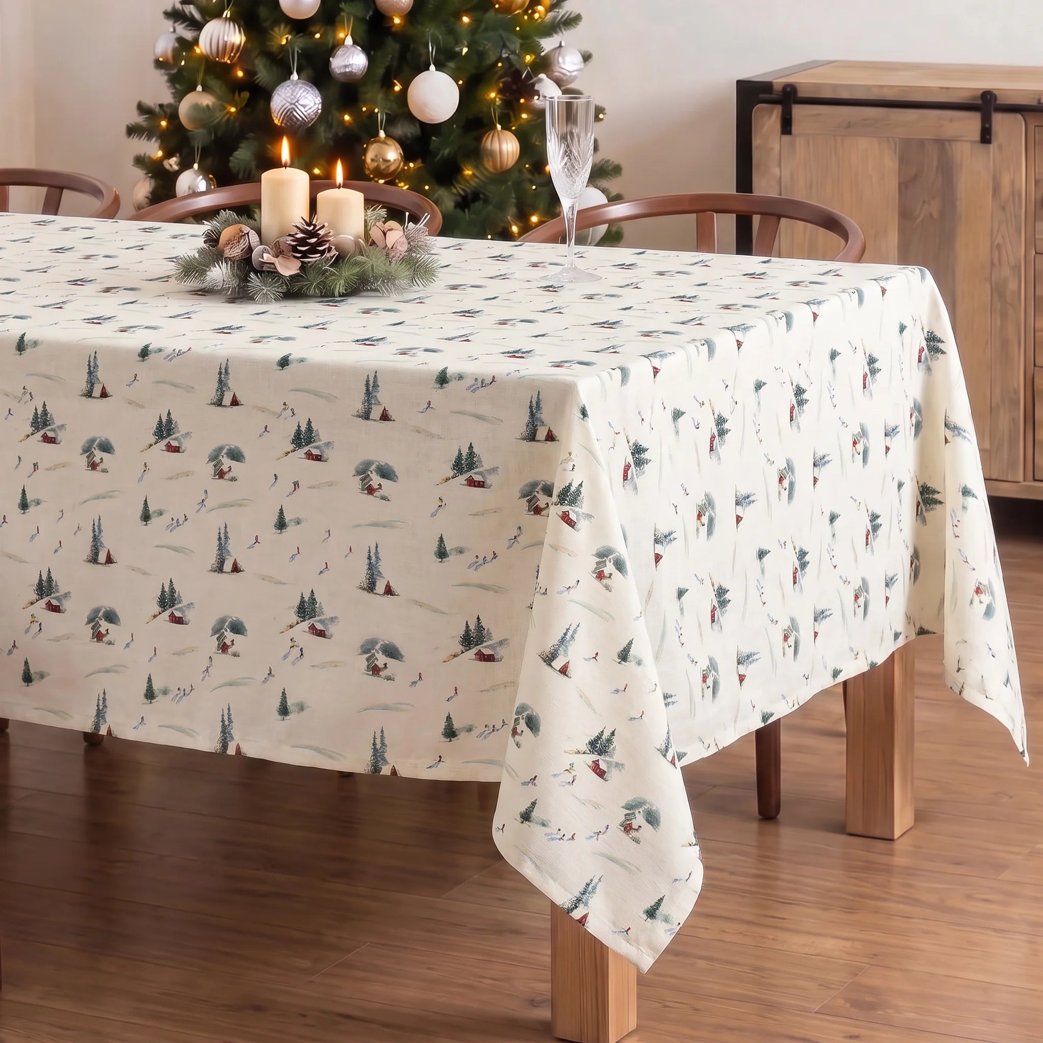 Mantel antimanchas Winter ski 1225