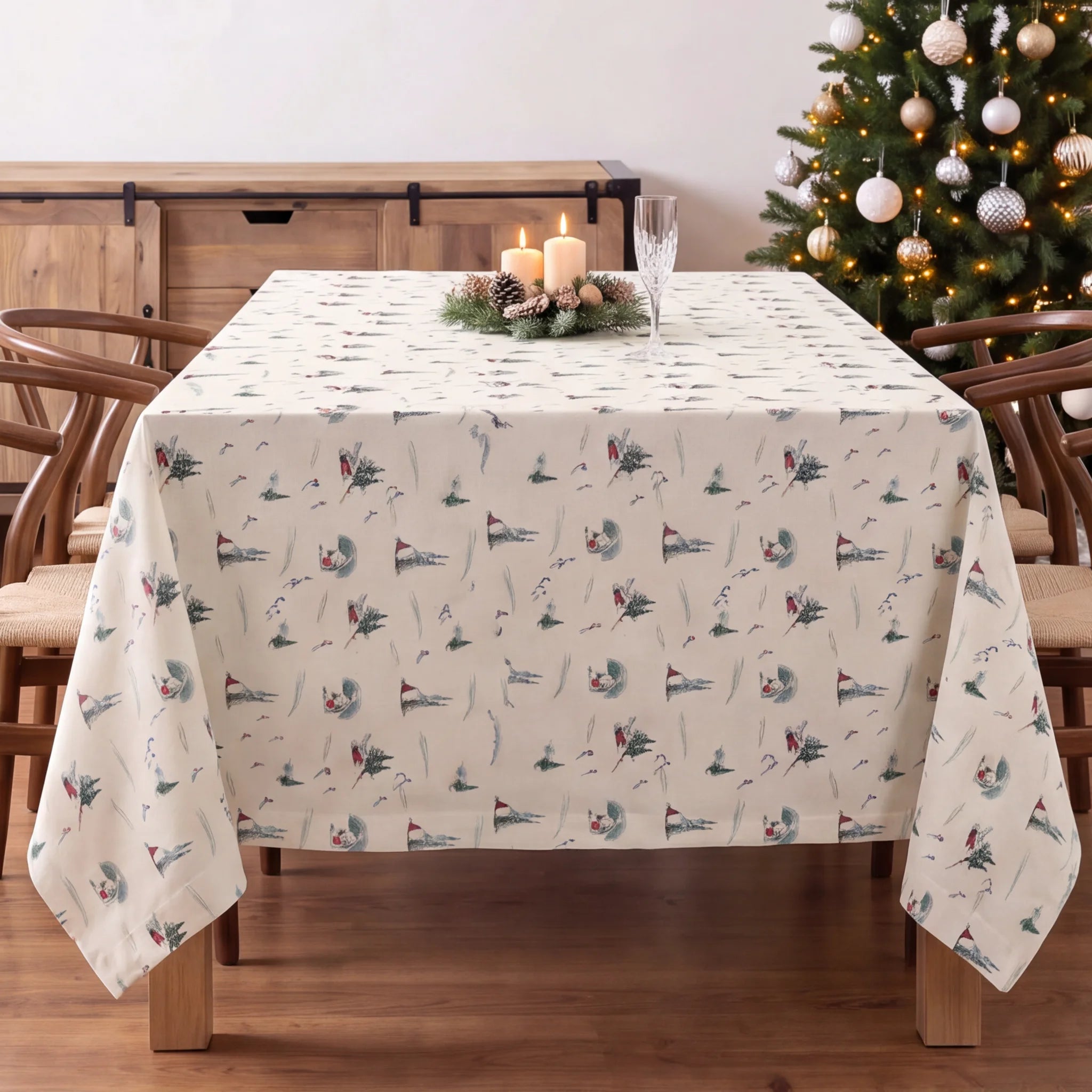 Mantel antimanchas Winter ski 1225