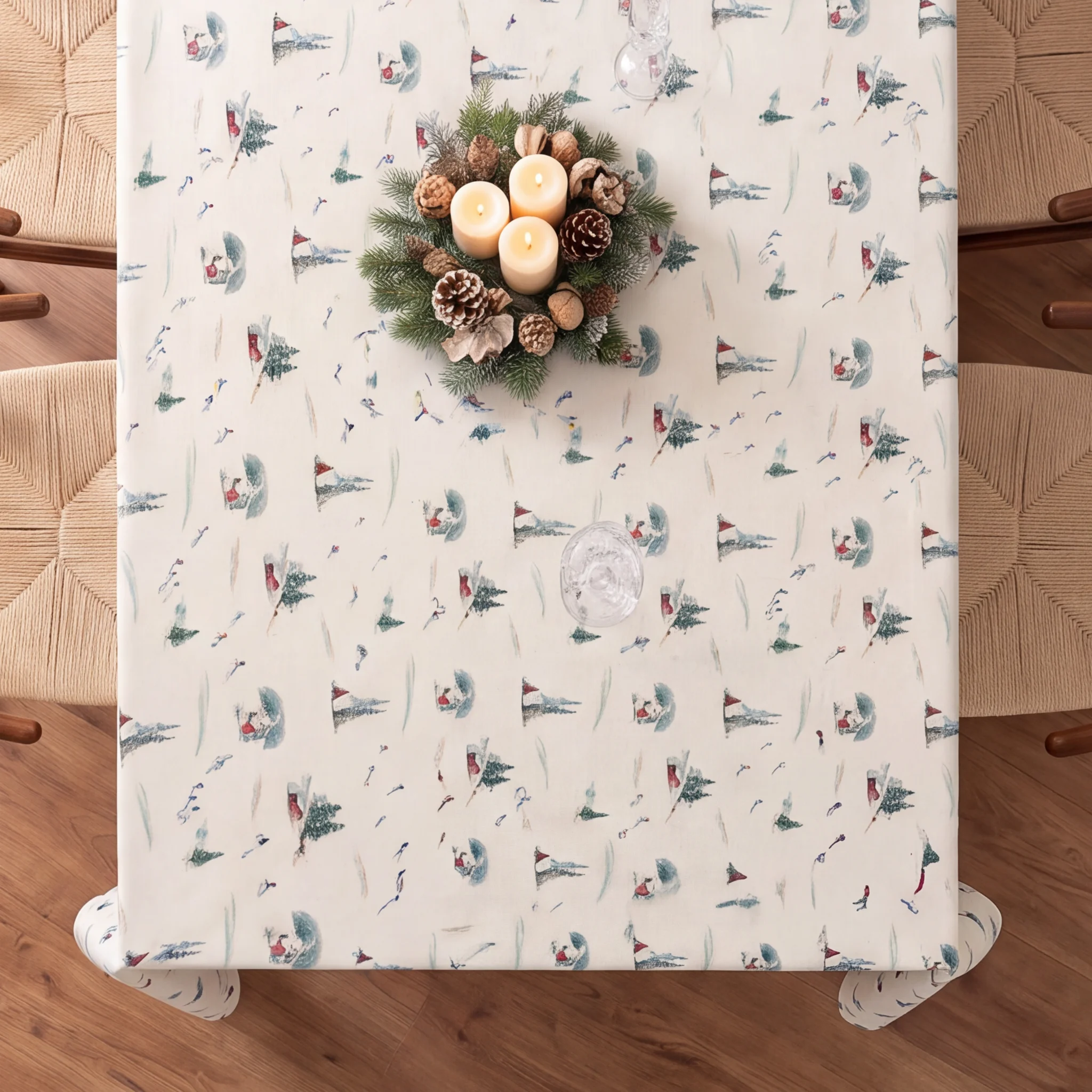 Mantel antimanchas Winter ski 1225