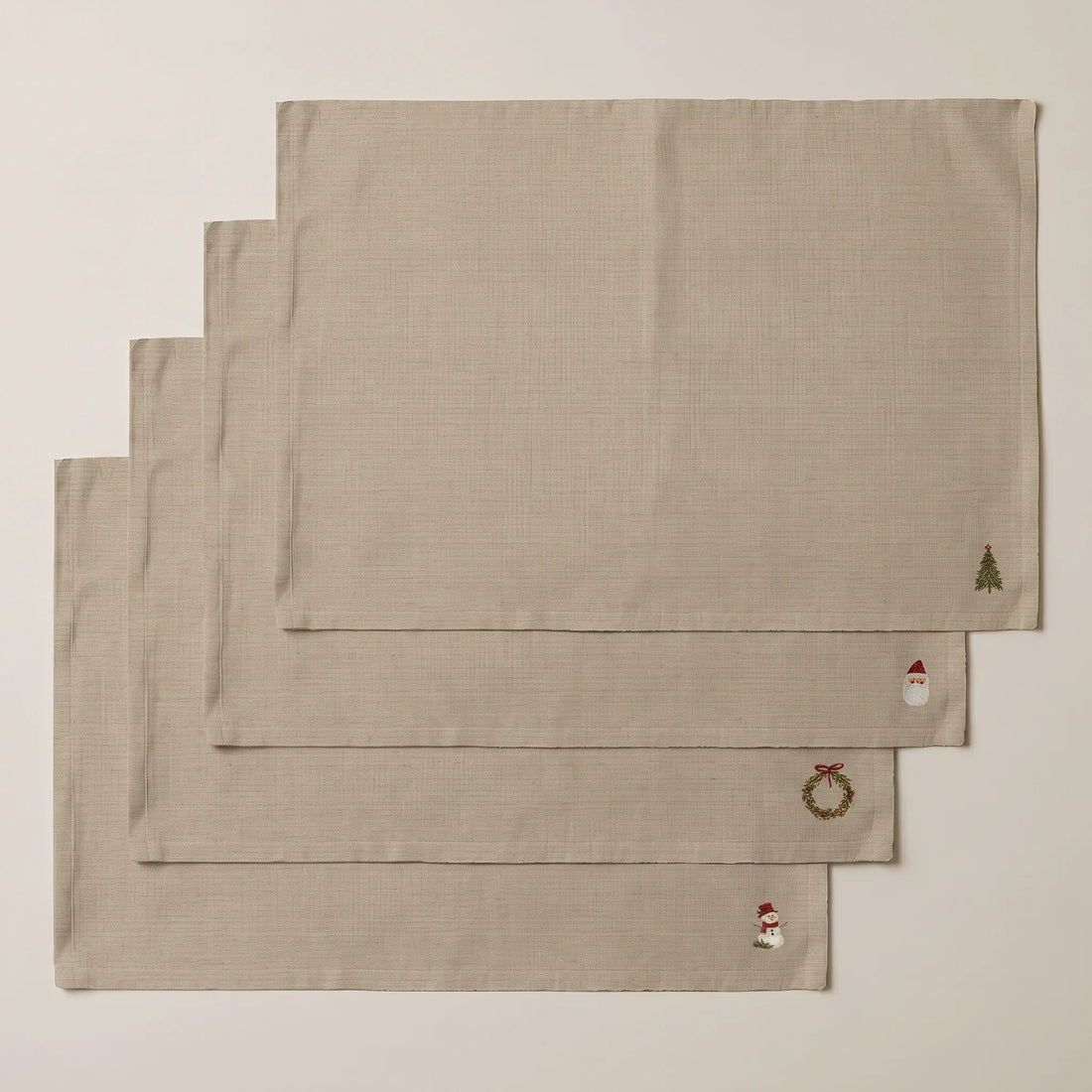 Mantel individual antimanchas pack 4 unidades Winter Wishes 10