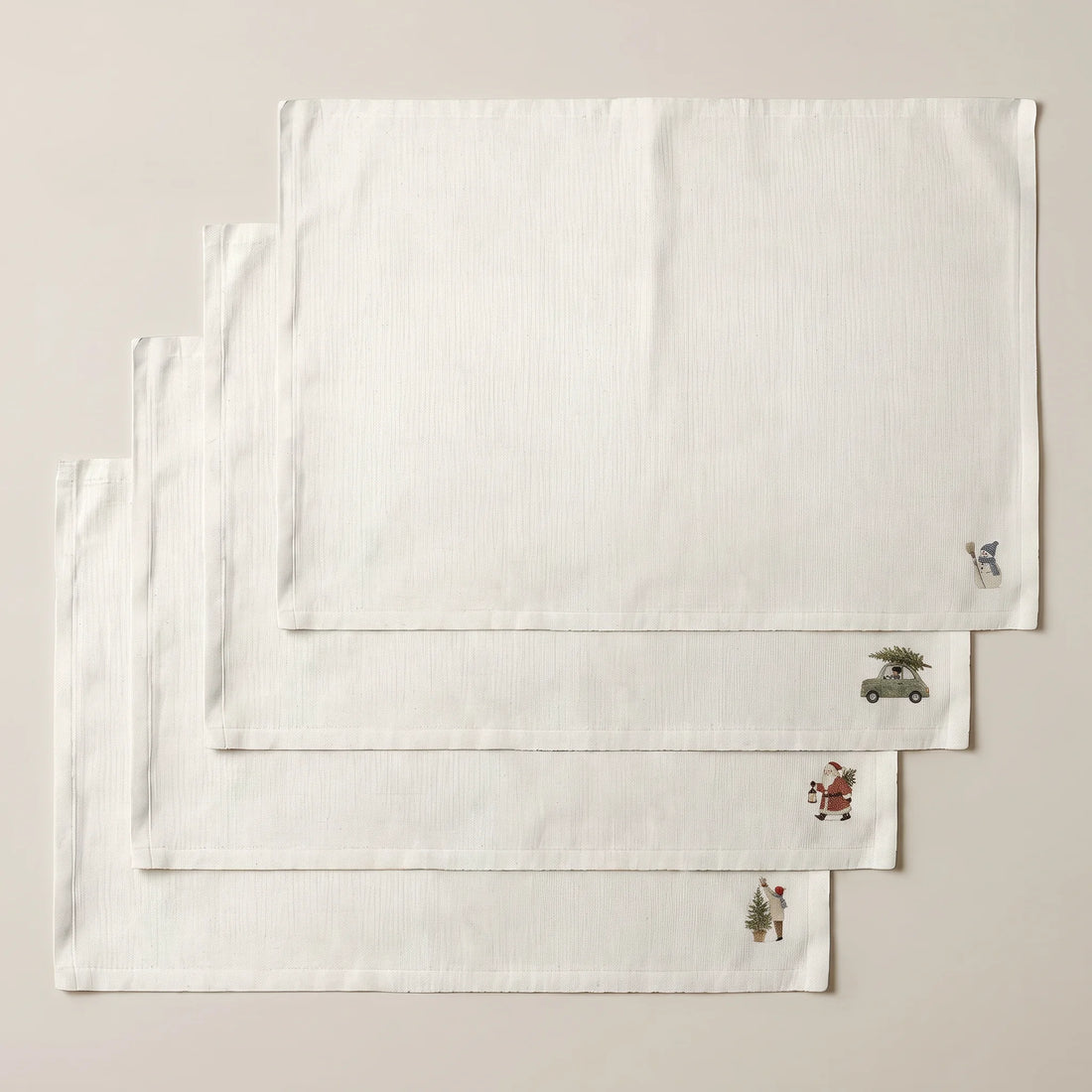 Mantel individual antimanchas pack 4 unidades Winter Wishes 11