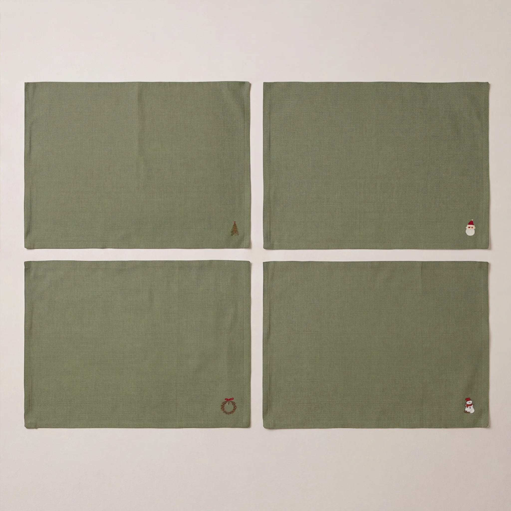 Mantel individual antimanchas pack 4 unidades Winter Wishes 6