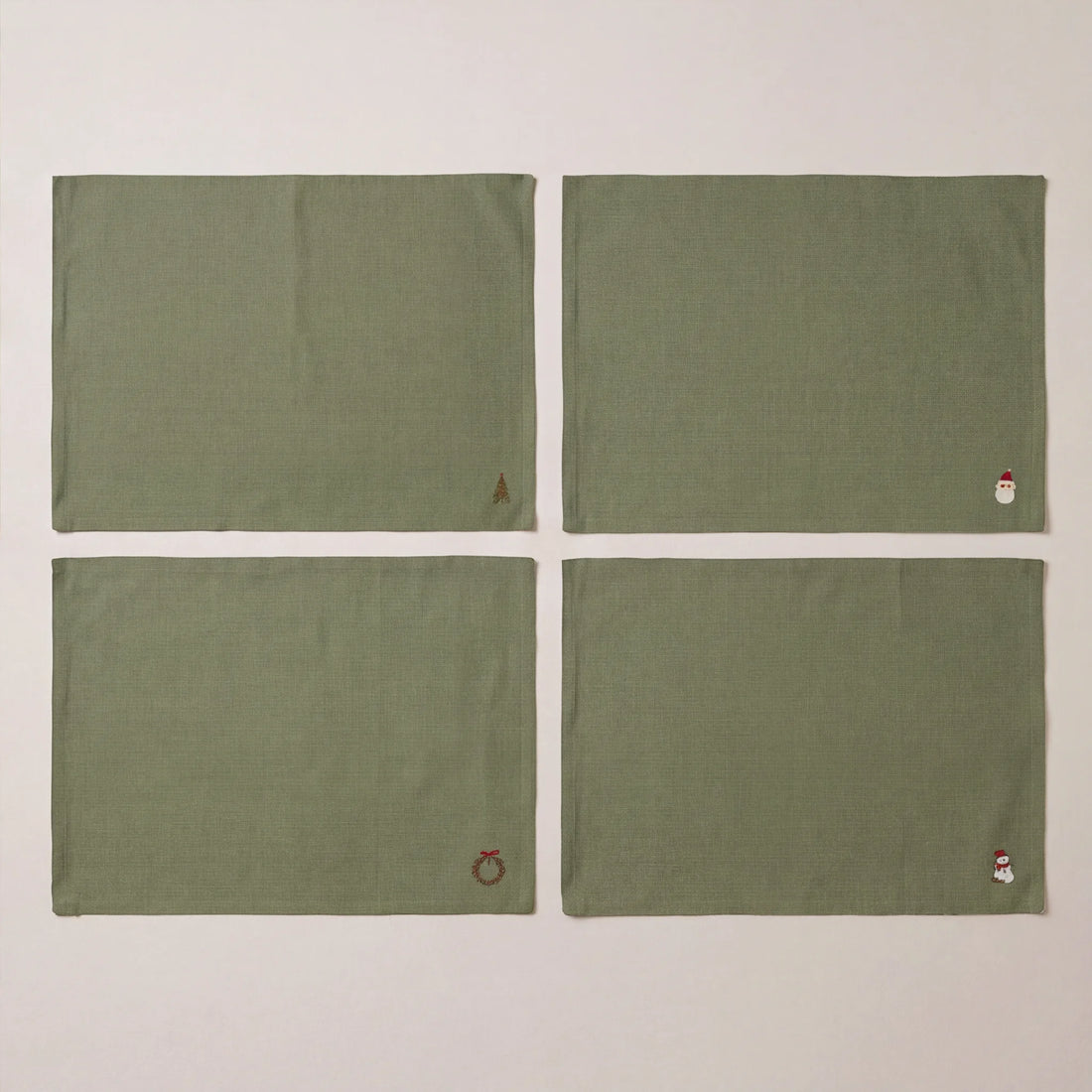 Mantel individual antimanchas pack 4 unidades Winter Wishes 6