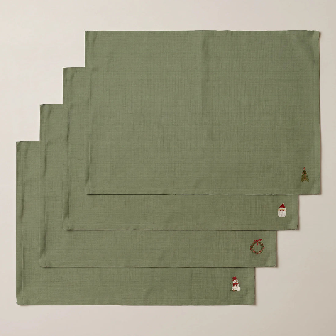 Mantel individual antimanchas pack 4 unidades Winter Wishes 6
