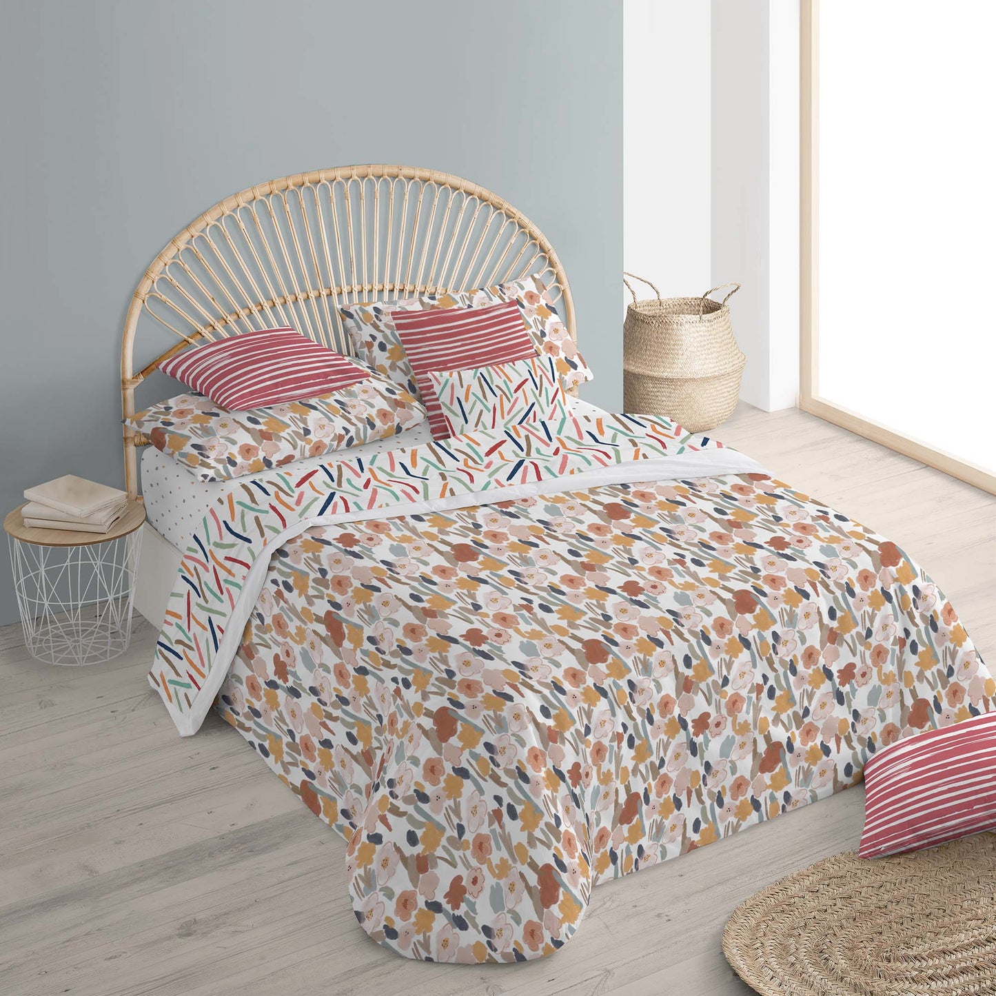 Zuri 100% cotton duvet set