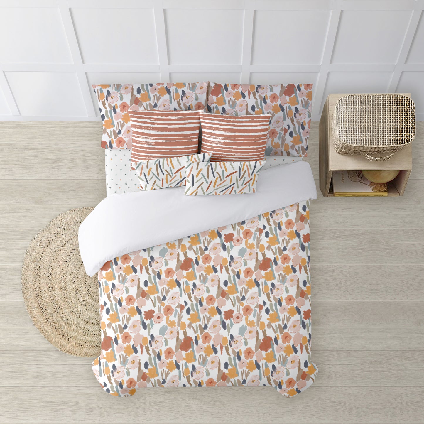 Zuri 100% cotton duvet set