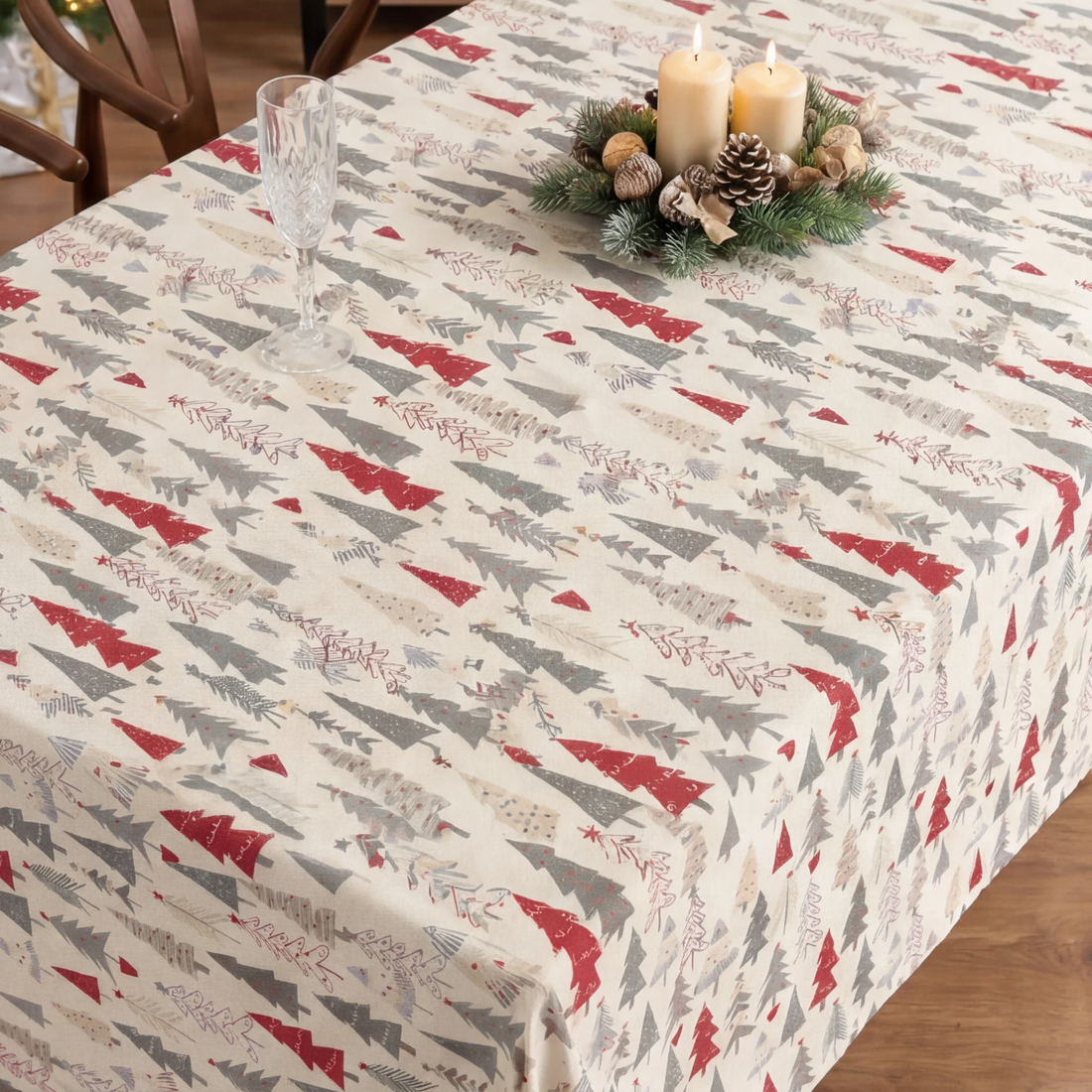 Mantel antimanchas Merry Christmas 31