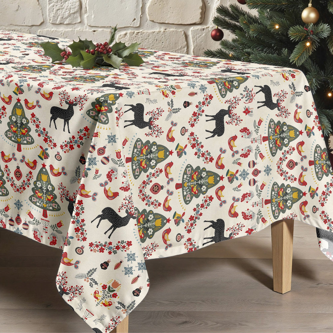 Mantel antimanchas Merry Christmas 43