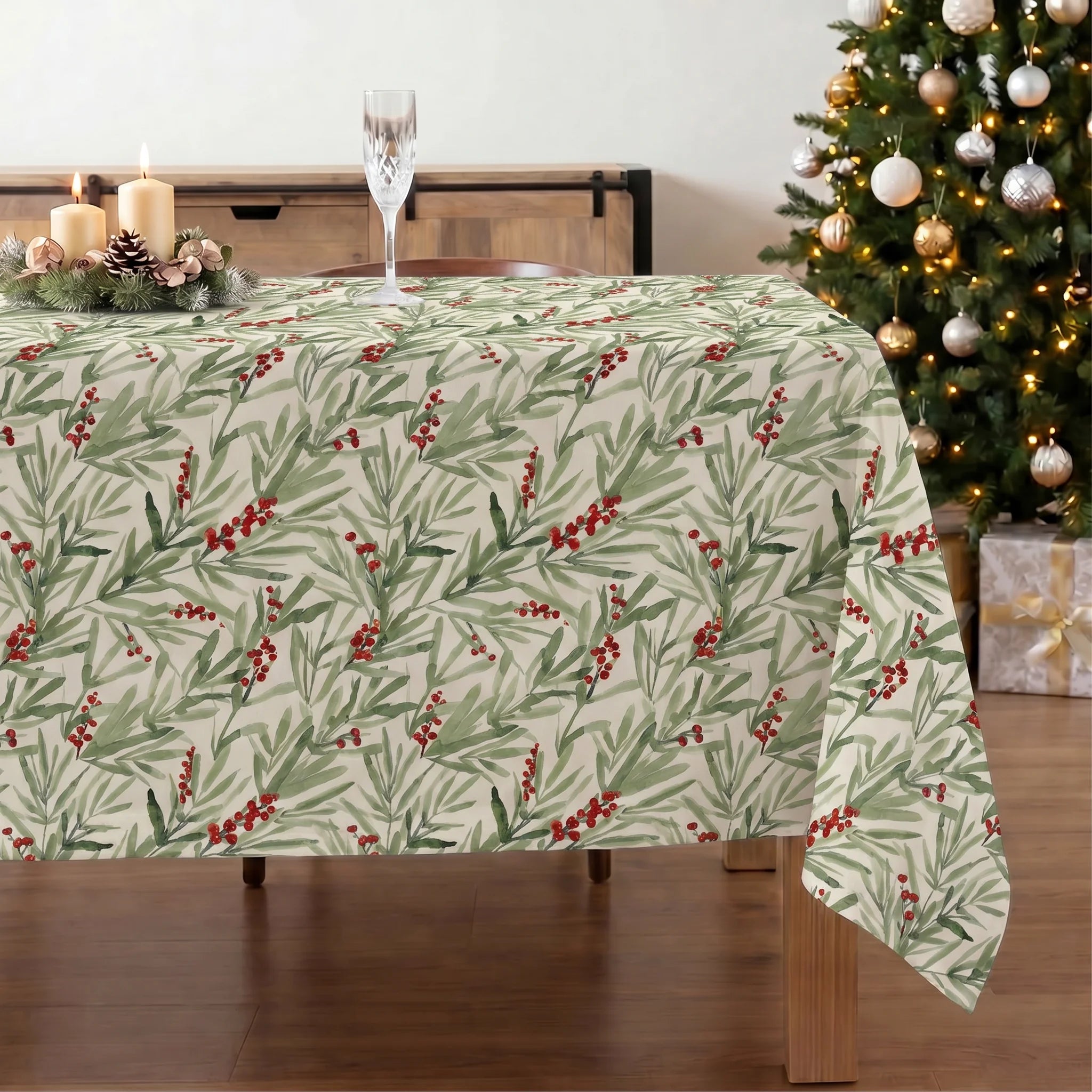 Mantel antimanchas Merry Christmas 46