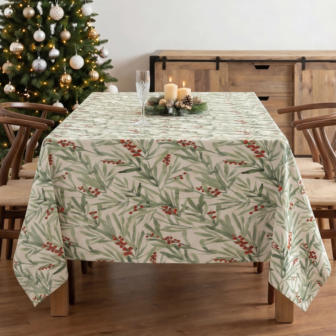 Mantel antimanchas Merry Christmas 46