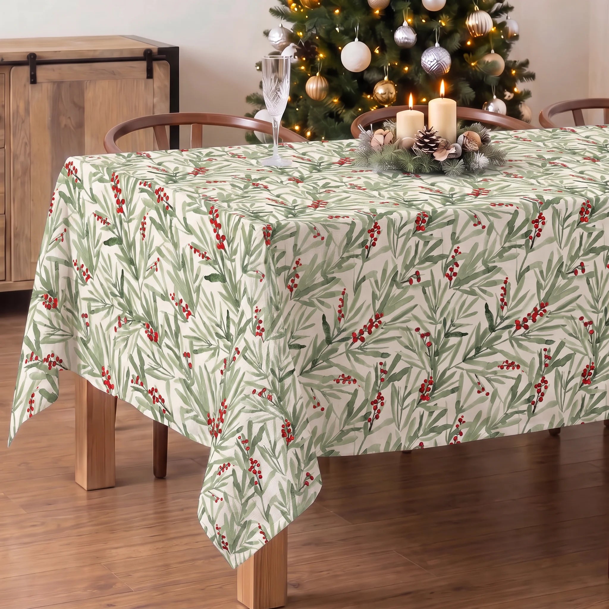 Mantel antimanchas Merry Christmas 46