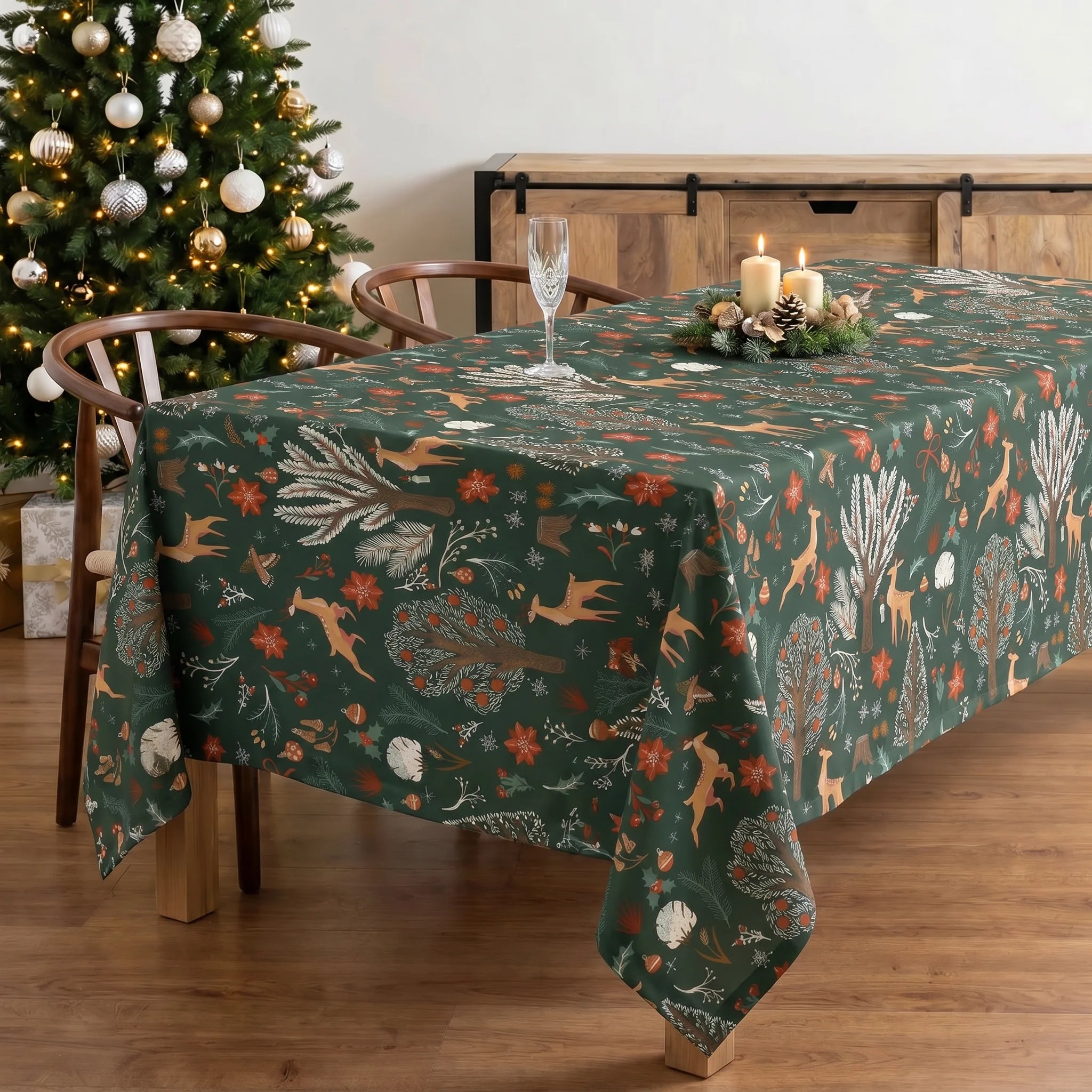 Mantel antimanchas Merry Christmas 47