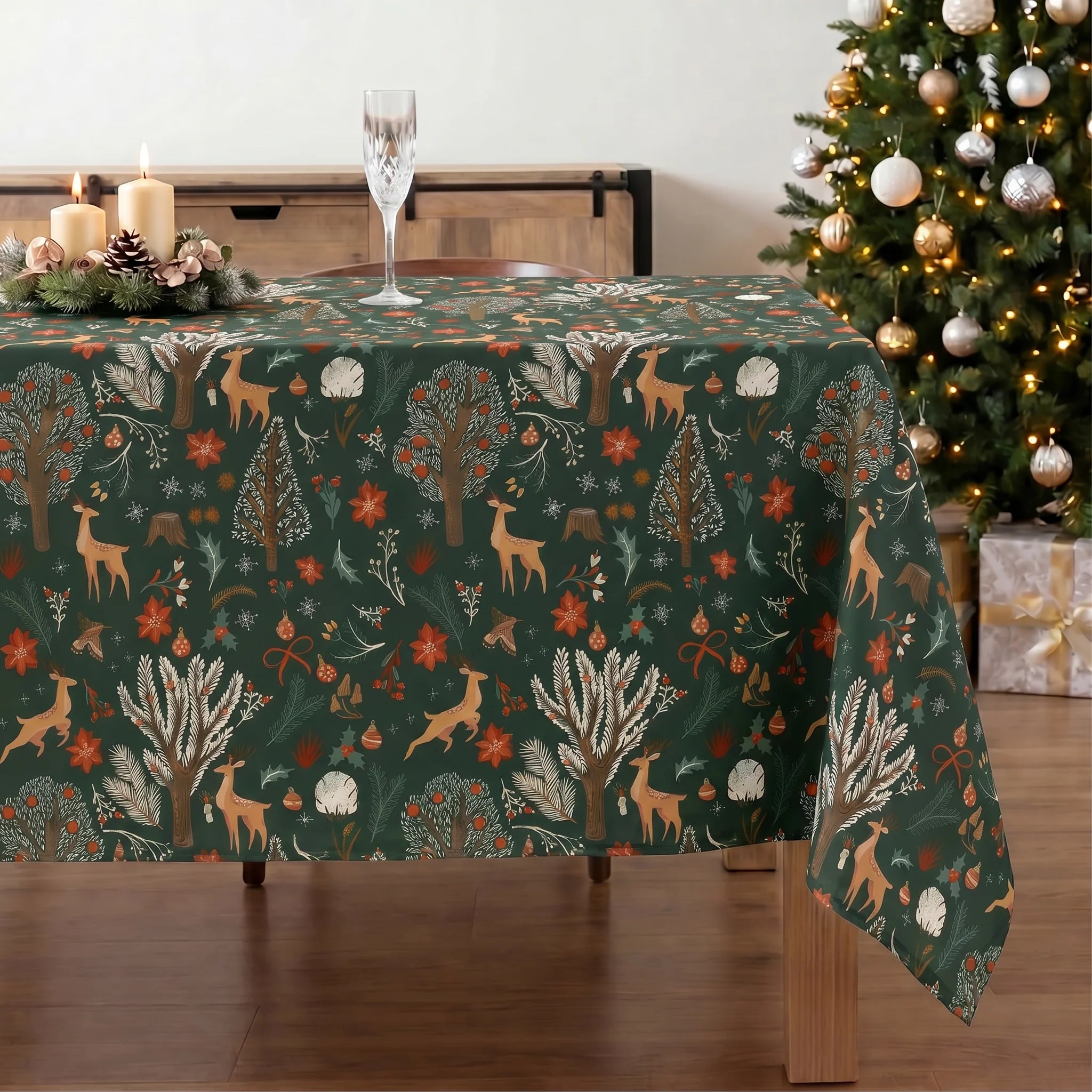 Mantel antimanchas Merry Christmas 47