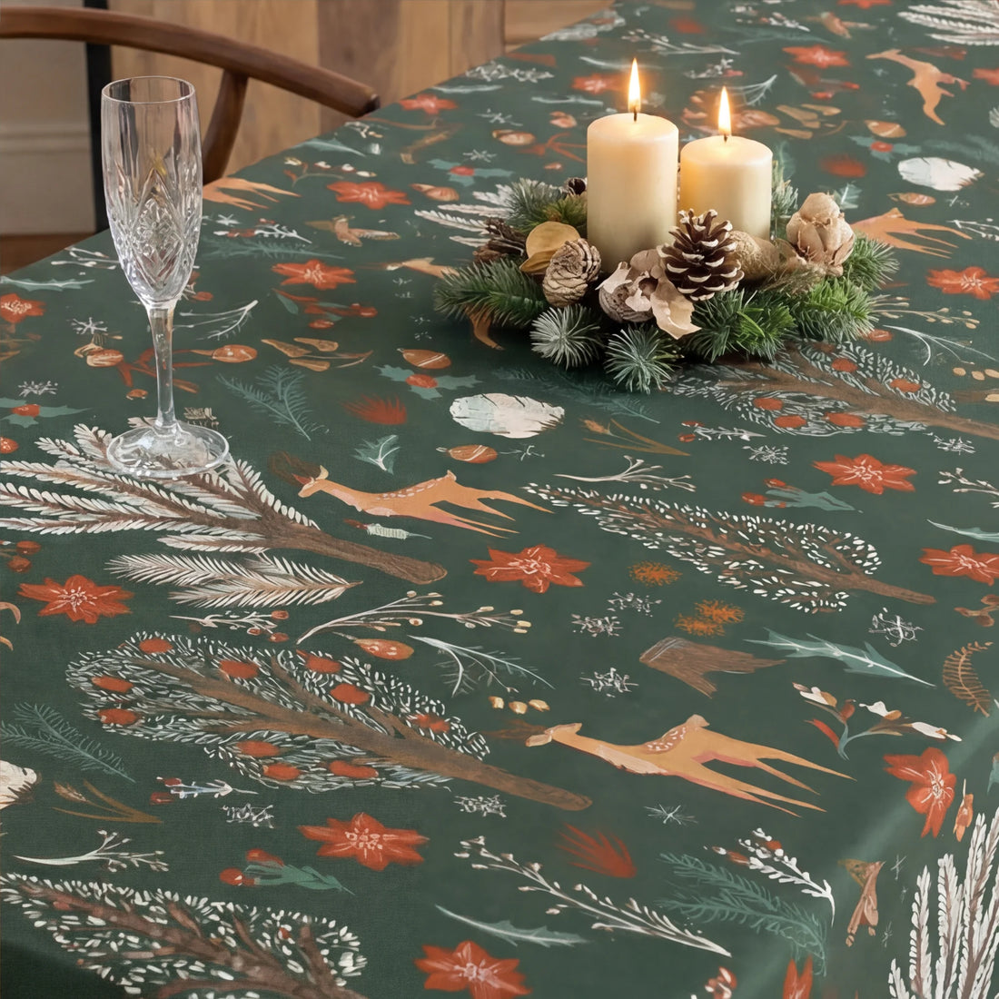 Mantel antimanchas Merry Christmas 47