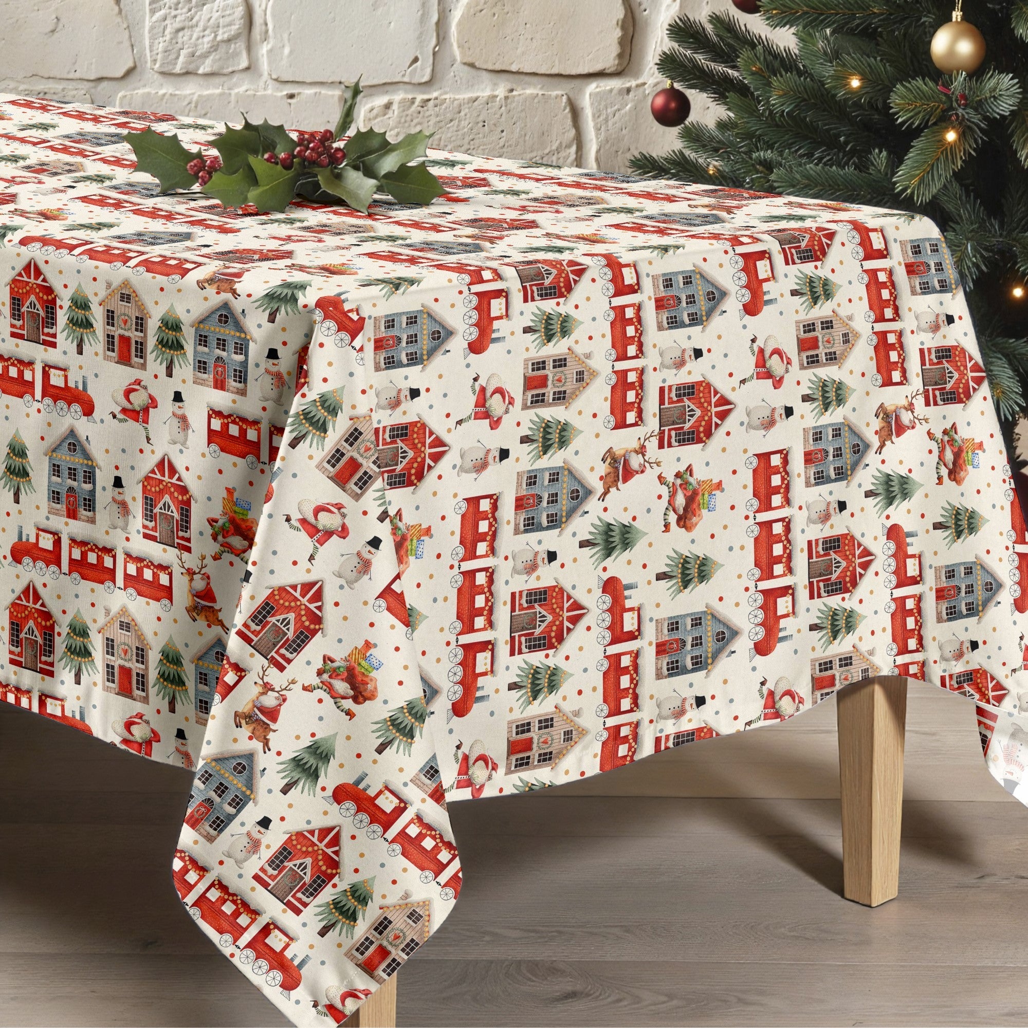 Mantel antimanchas Merry Christmas 66