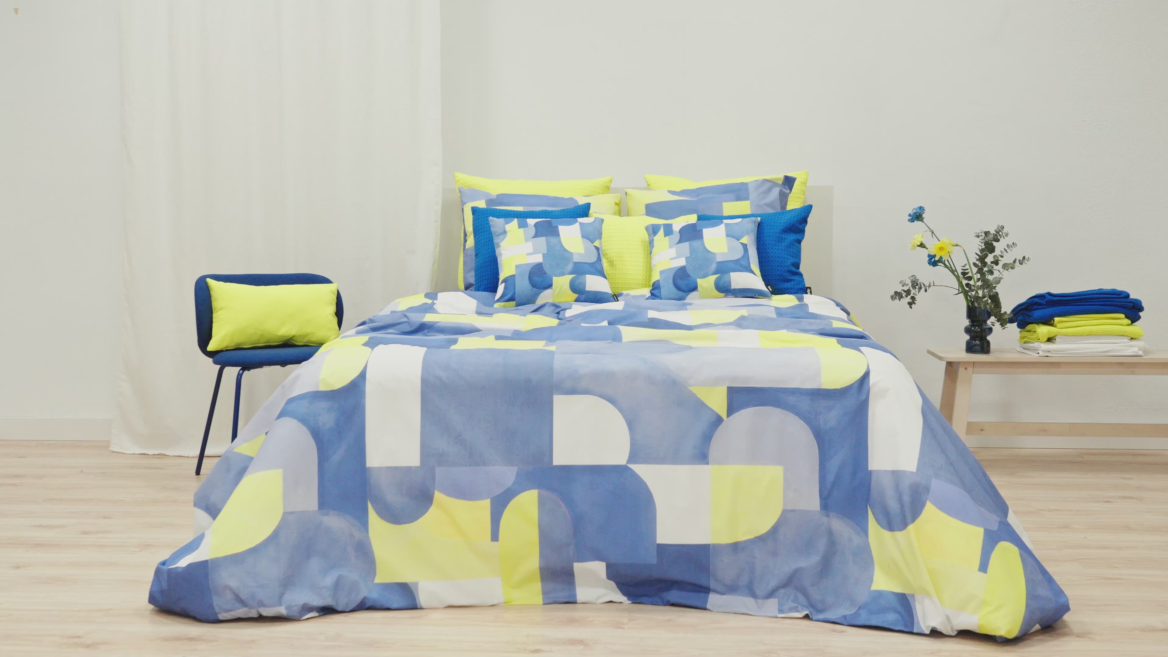 Funda nórdica Dundee Azul 100% algodón