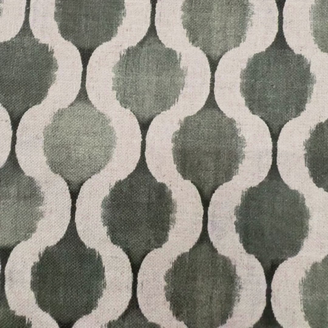Printed linen viscose fabric per meter NISHA 124 5