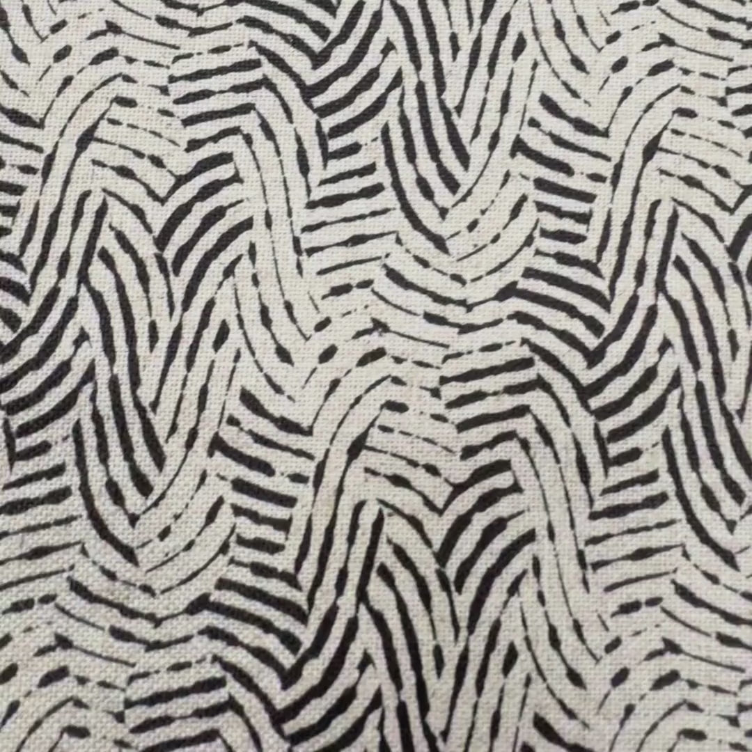 Printed linen viscose fabric per meter GENOVEVA 124 3