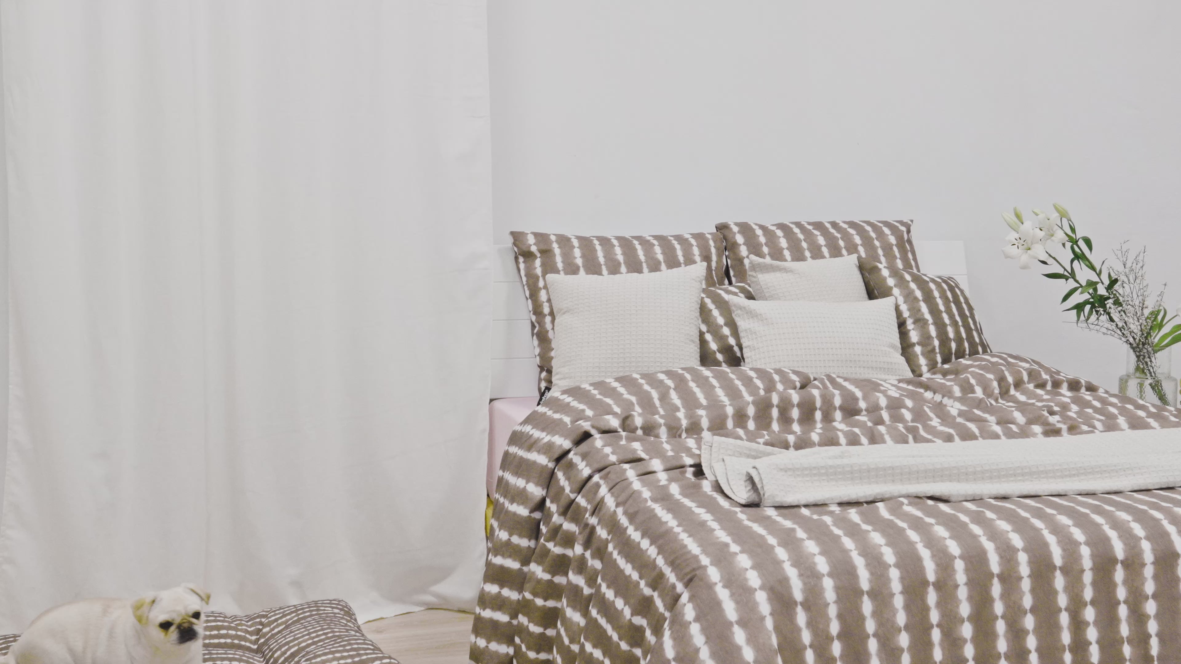 Housse de couette Bolton Brown 100% coton