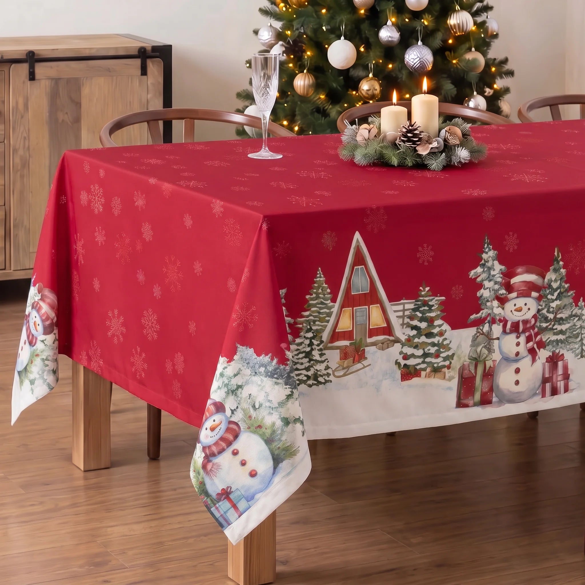 Mantel antimanchas Snowman 1225