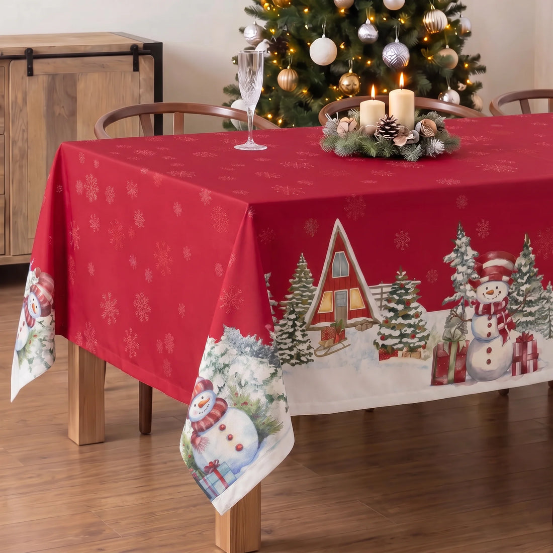 Mantel antimanchas Snowman 1225