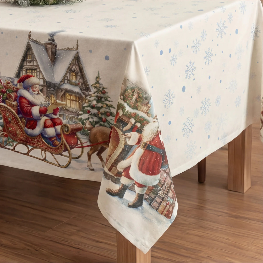 Mantel antimanchas Vintage christmas 1225