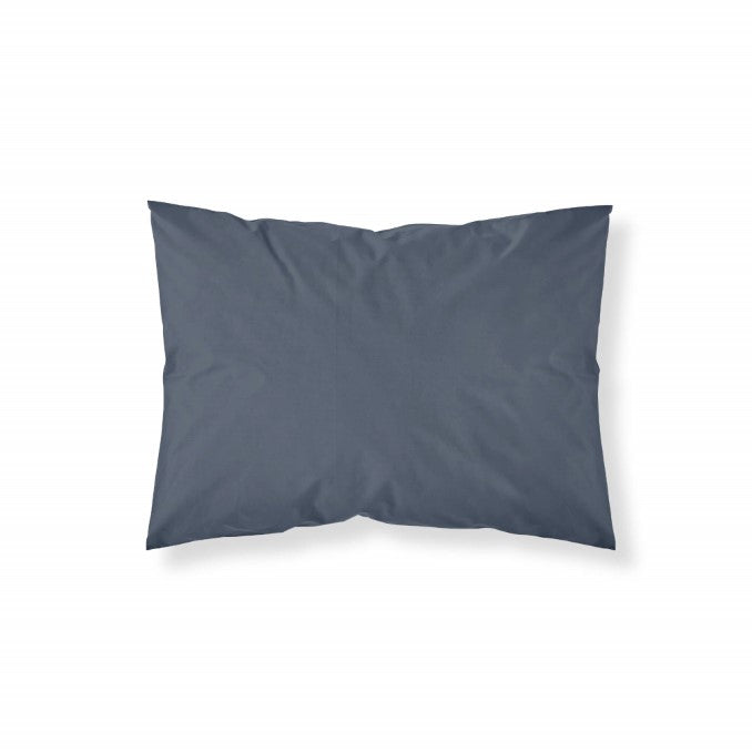 Funda de almohada 100% algodón liso Insignia Blue  0