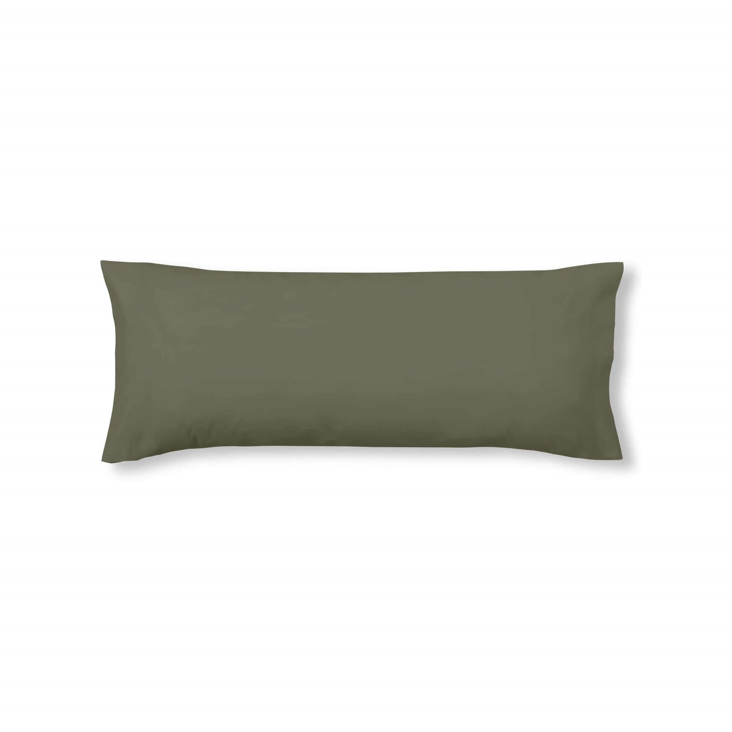 Funda de almohada 100% algodón liso Army Green 0