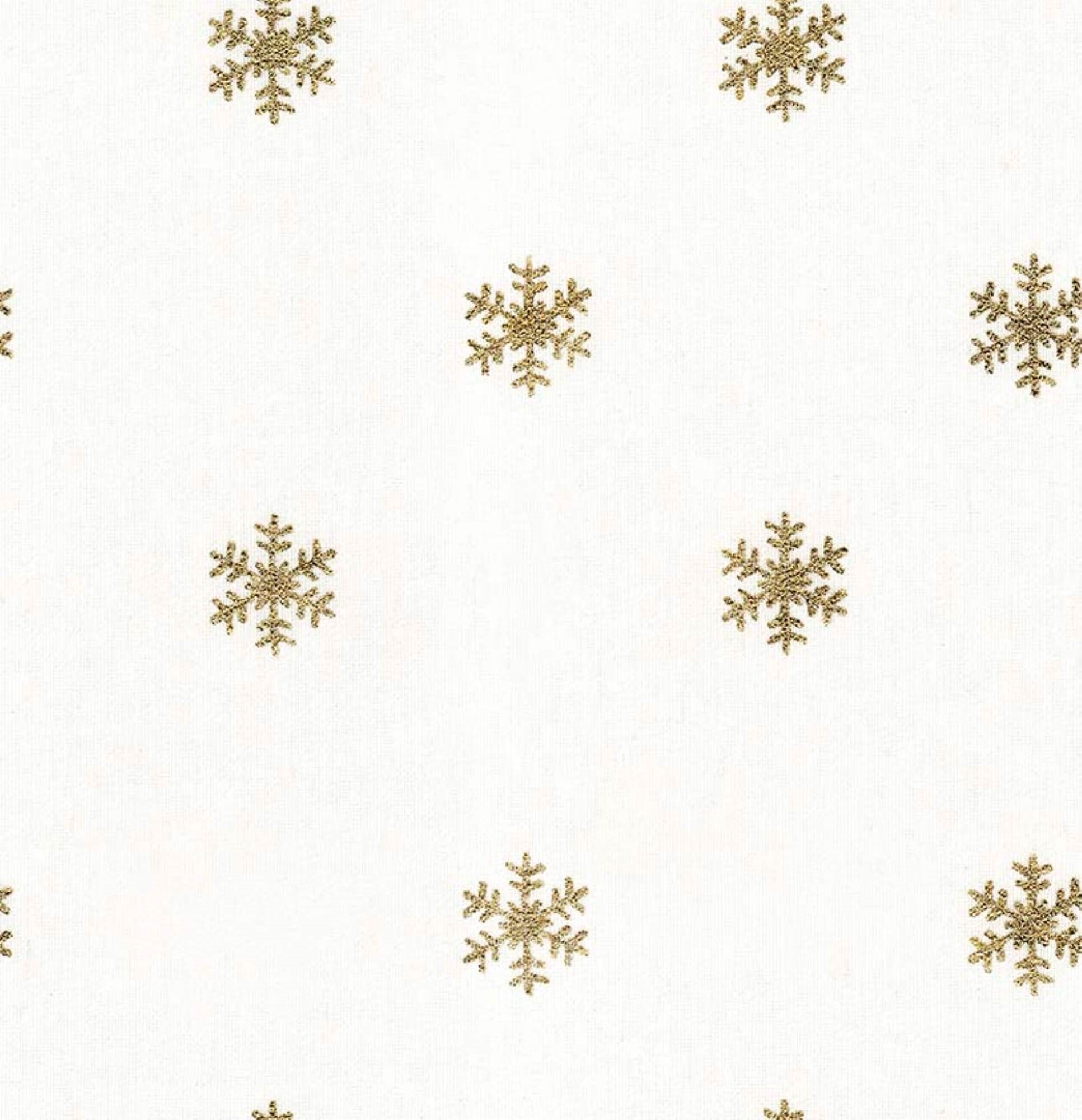 Mantel resinado antimanchas Snowflakes Gold 4