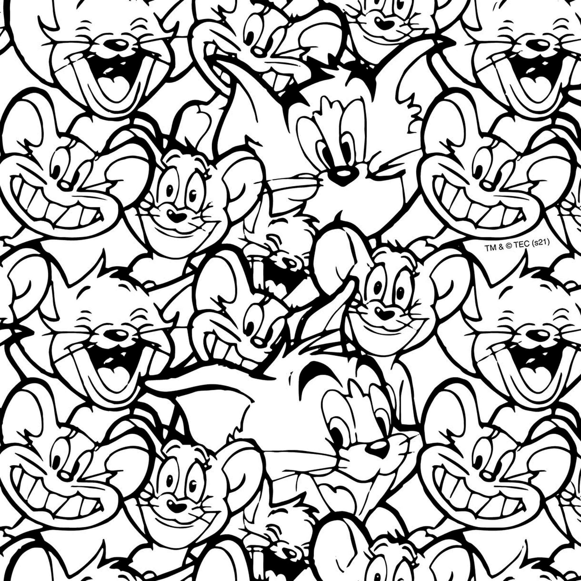 Mantel resinado antimanchas Tom & Jerry 01 4