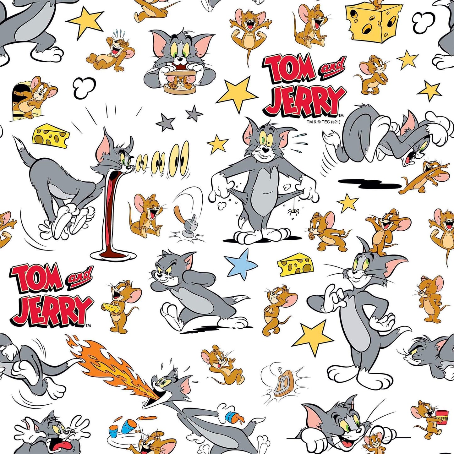 Mantel resinado antimanchas Tom & Jerry 02 4
