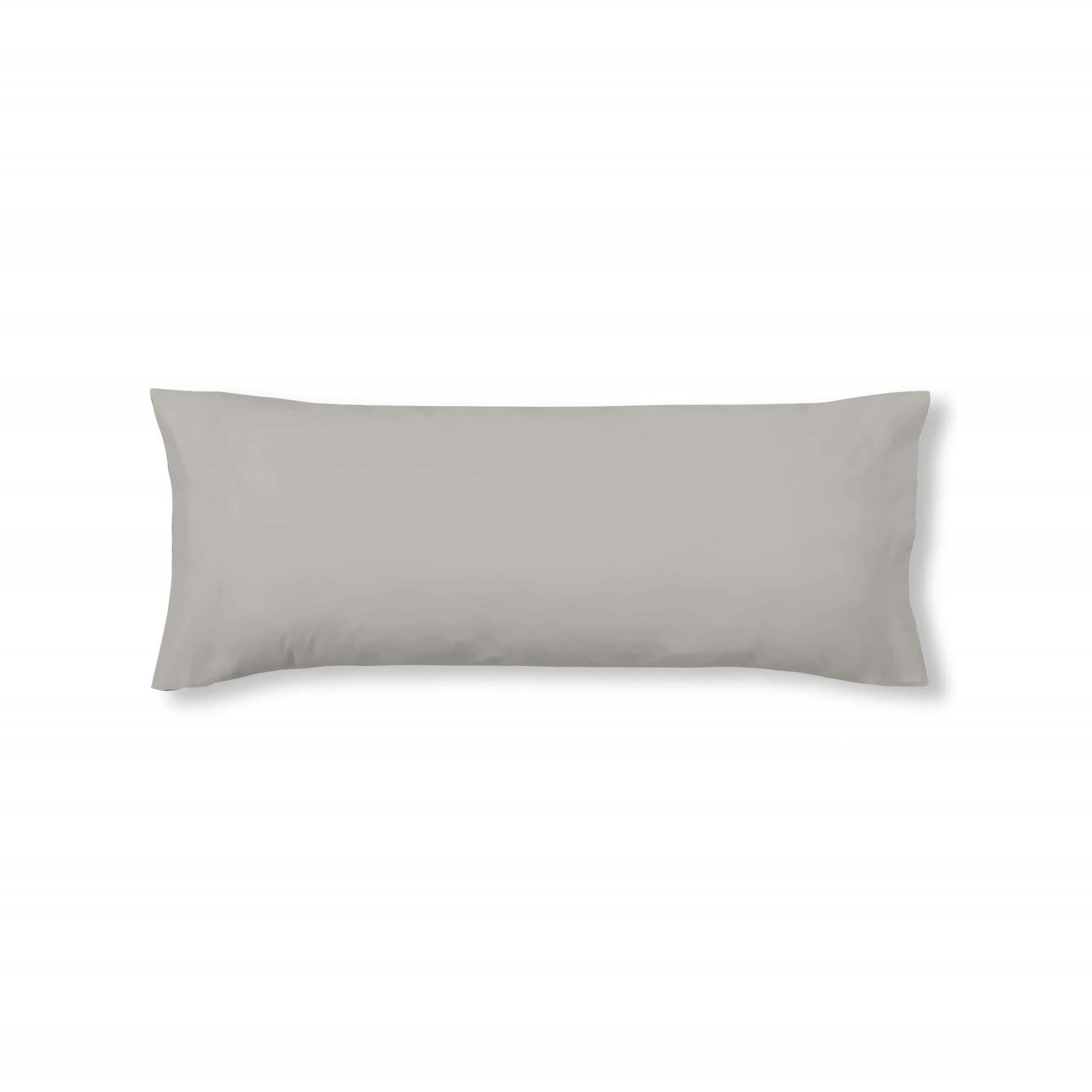 Funda de almohada 100% algodón liso Light Grey 0