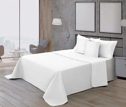 Bouti microsatén 100 gr modelo Blanco para cama de 135 (235x270cm.) 0