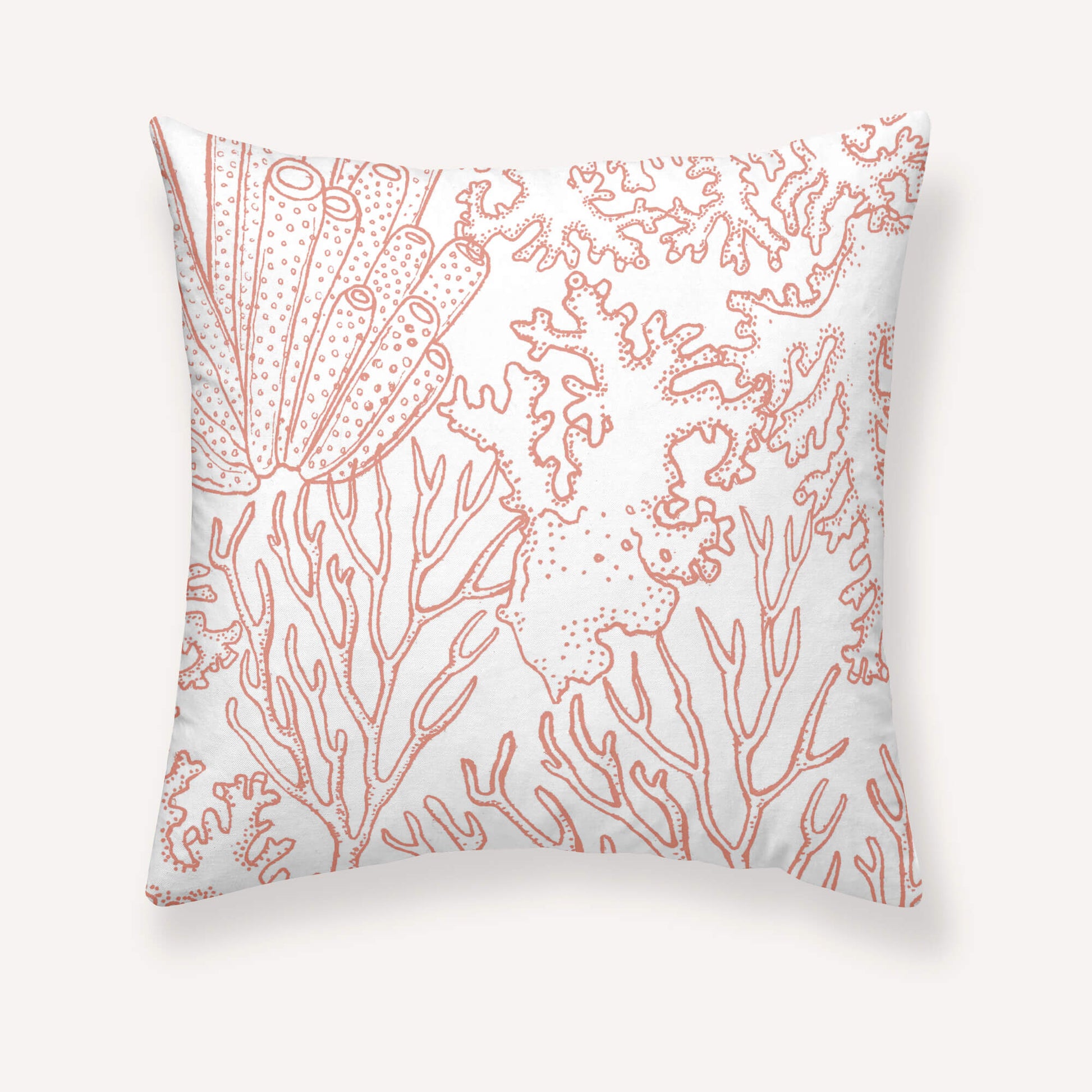 Funda de almohada satén 400 hilos Begur Coral 0