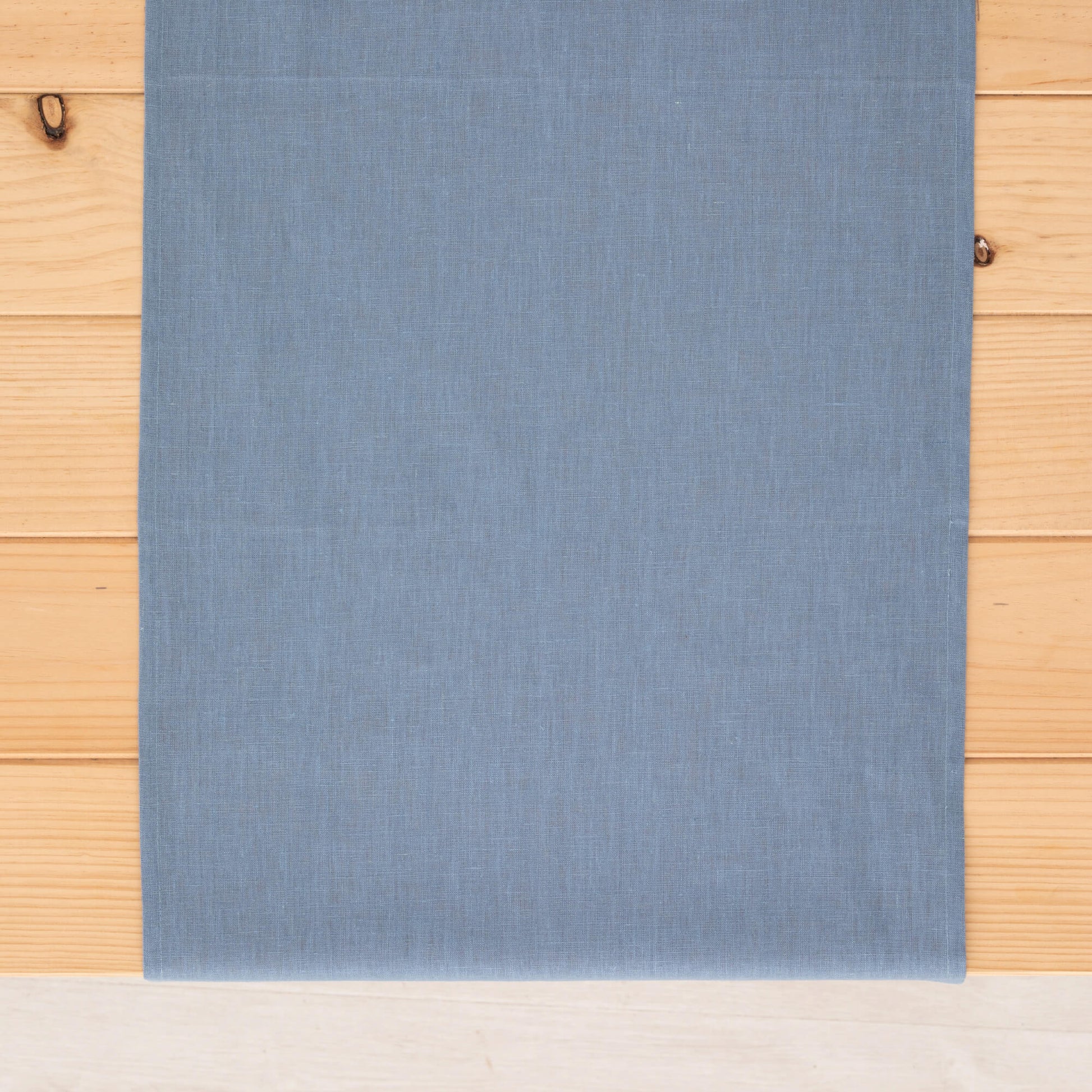 Camino de mesa lino 100% Denim Blue 45x140 cm 4